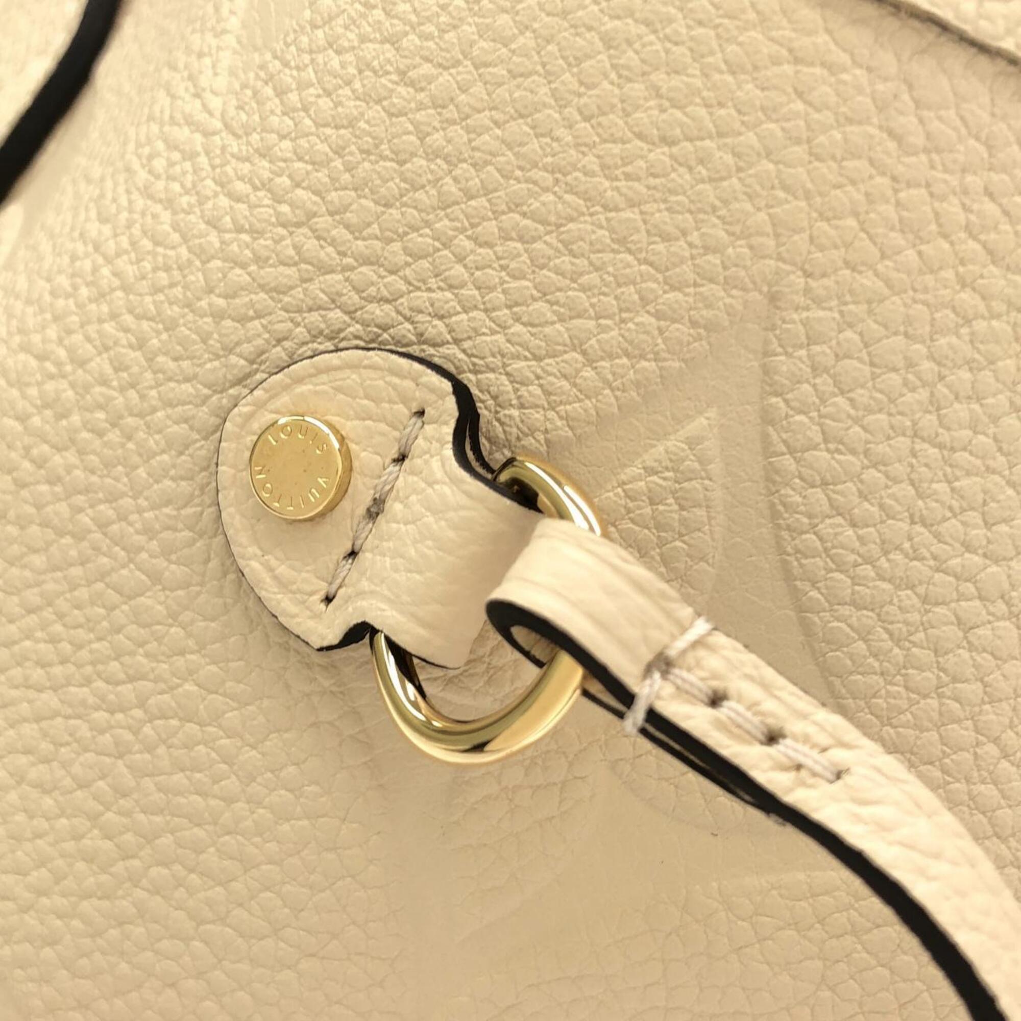 Louis Vuitton Beige Leather Handbag Pouch (Pre-Owned)