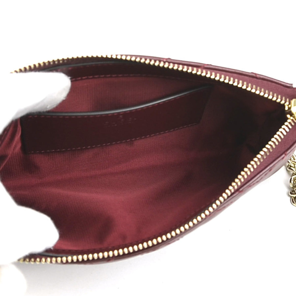 Gucci Bordeaux Leather Handbag (Pre-Owned)