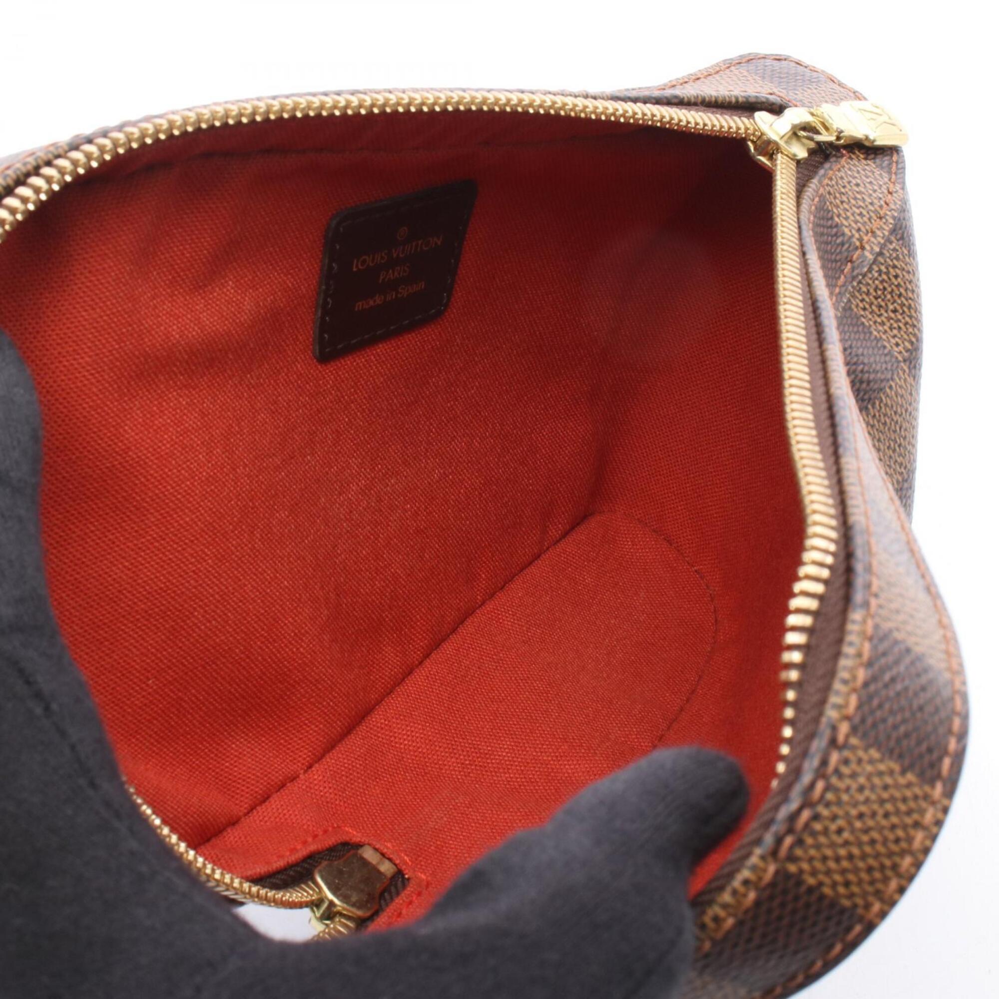 Louis Vuitton Brown Coated Canvas Pvc Fanny Pack Handbag Sling Bag (Pre-Owned)