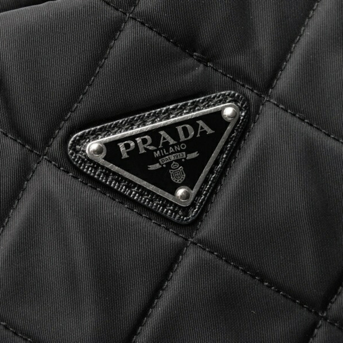 Prada Black Nylon Tote Bag (Pre-Owned)