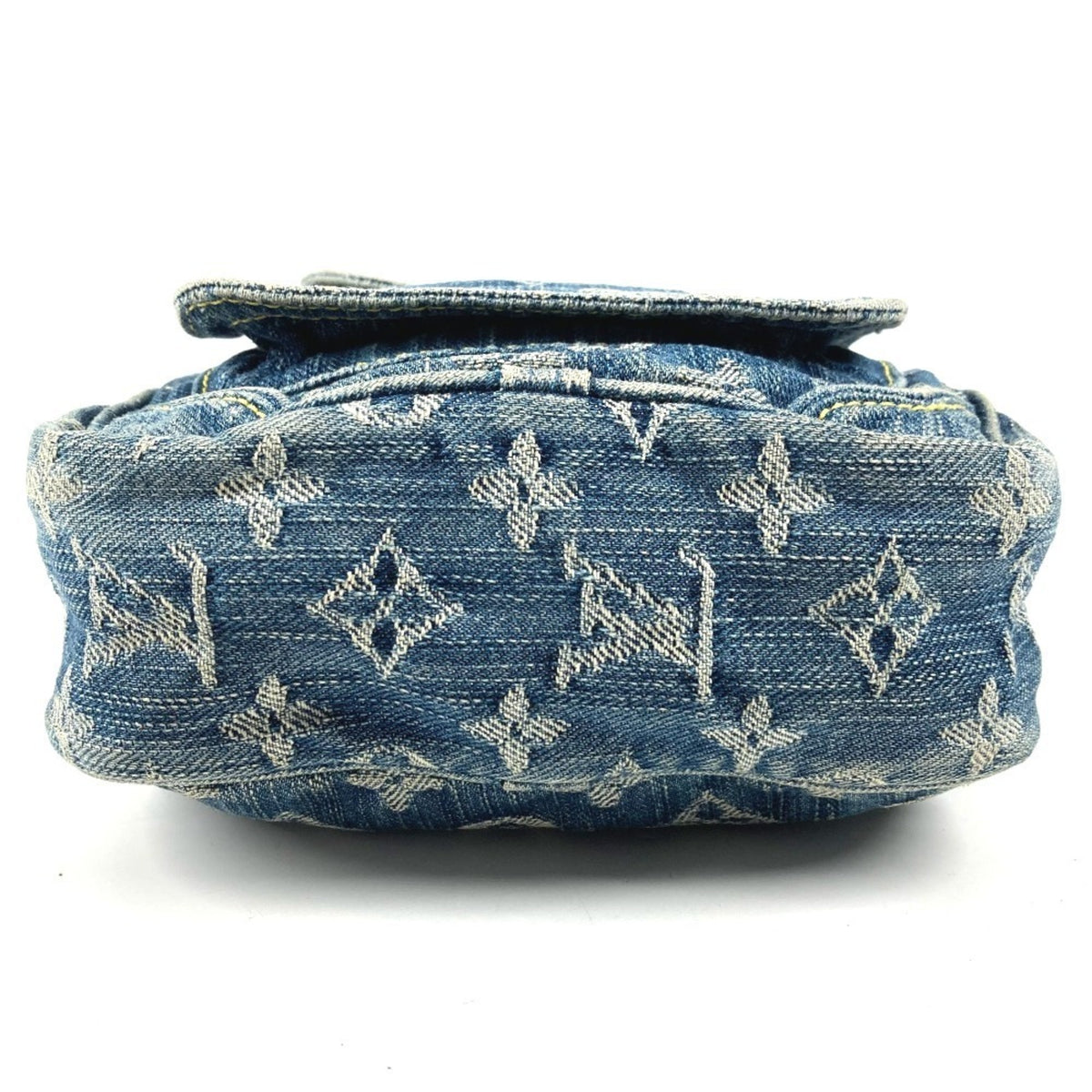 Louis Vuitton Blue Monogram Denim Canvas Pochette Shoulder Bag (Pre-Owned)