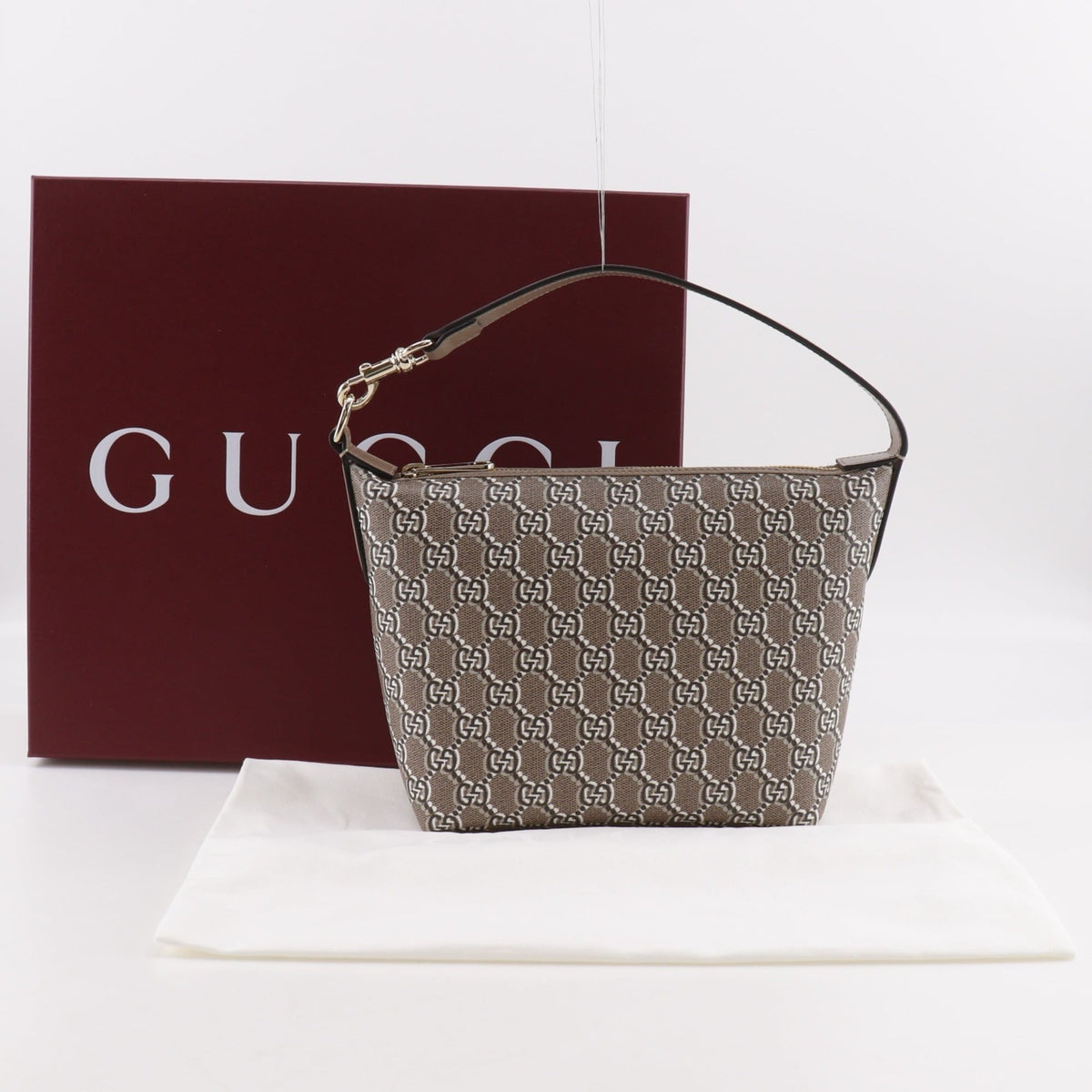 Gucci Brown Pvc Shoulder Bag (Pre-Owned)