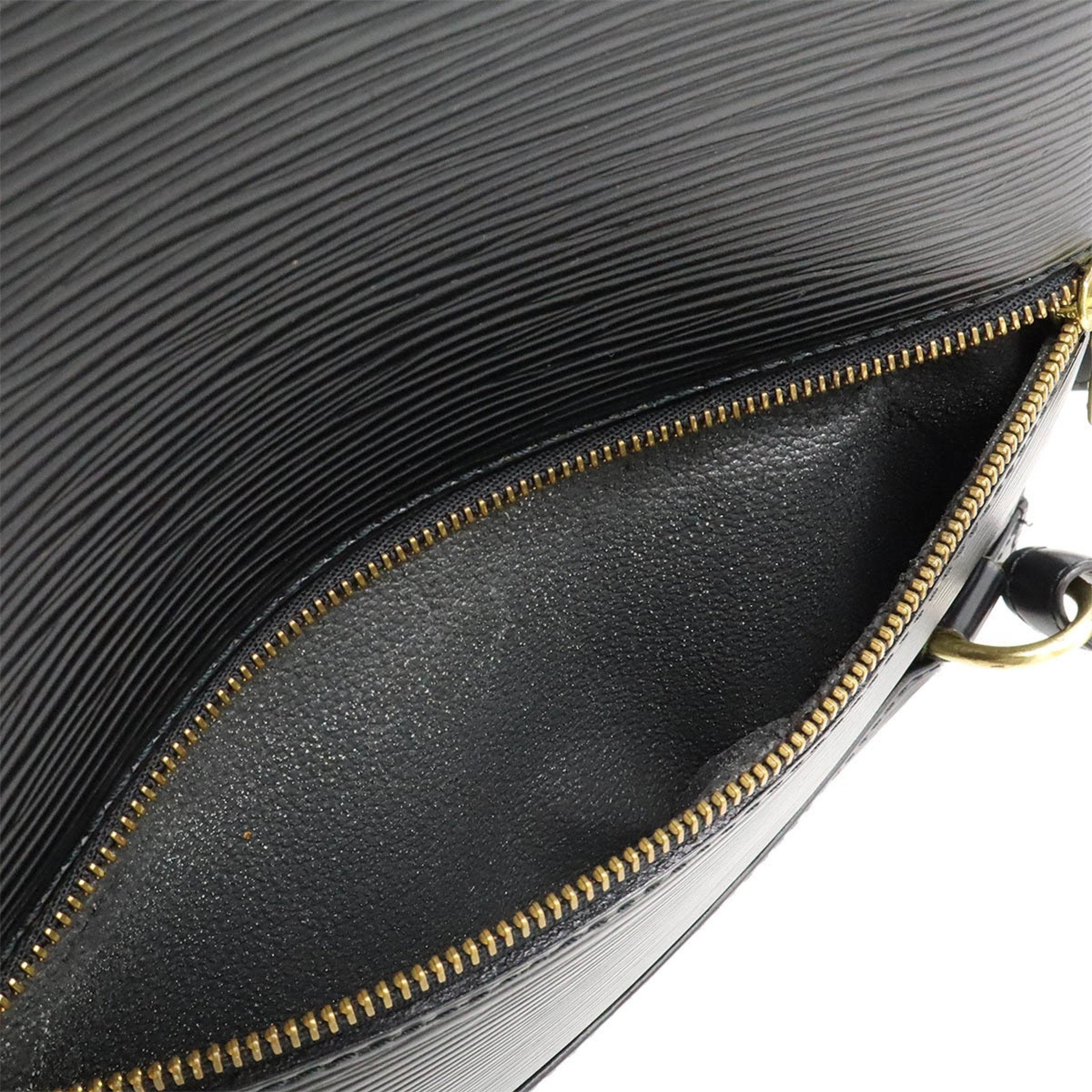 Louis Vuitton Noir Epi Leather Backpack Shoulder Bag (Pre-Owned)
