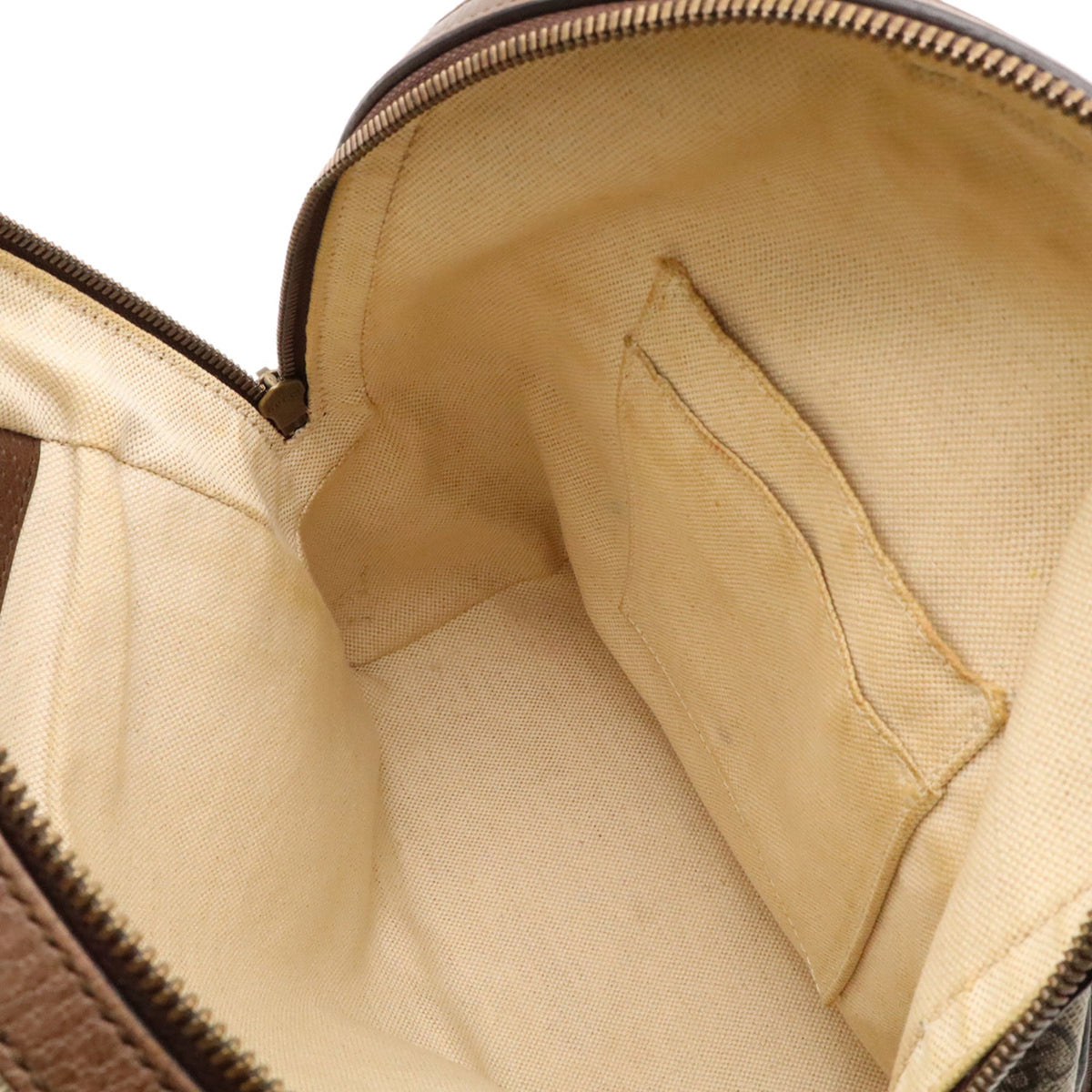 Gucci Beige Brown Green Red Color Yellow Gg Supreme Backpack (Pre-Owned)