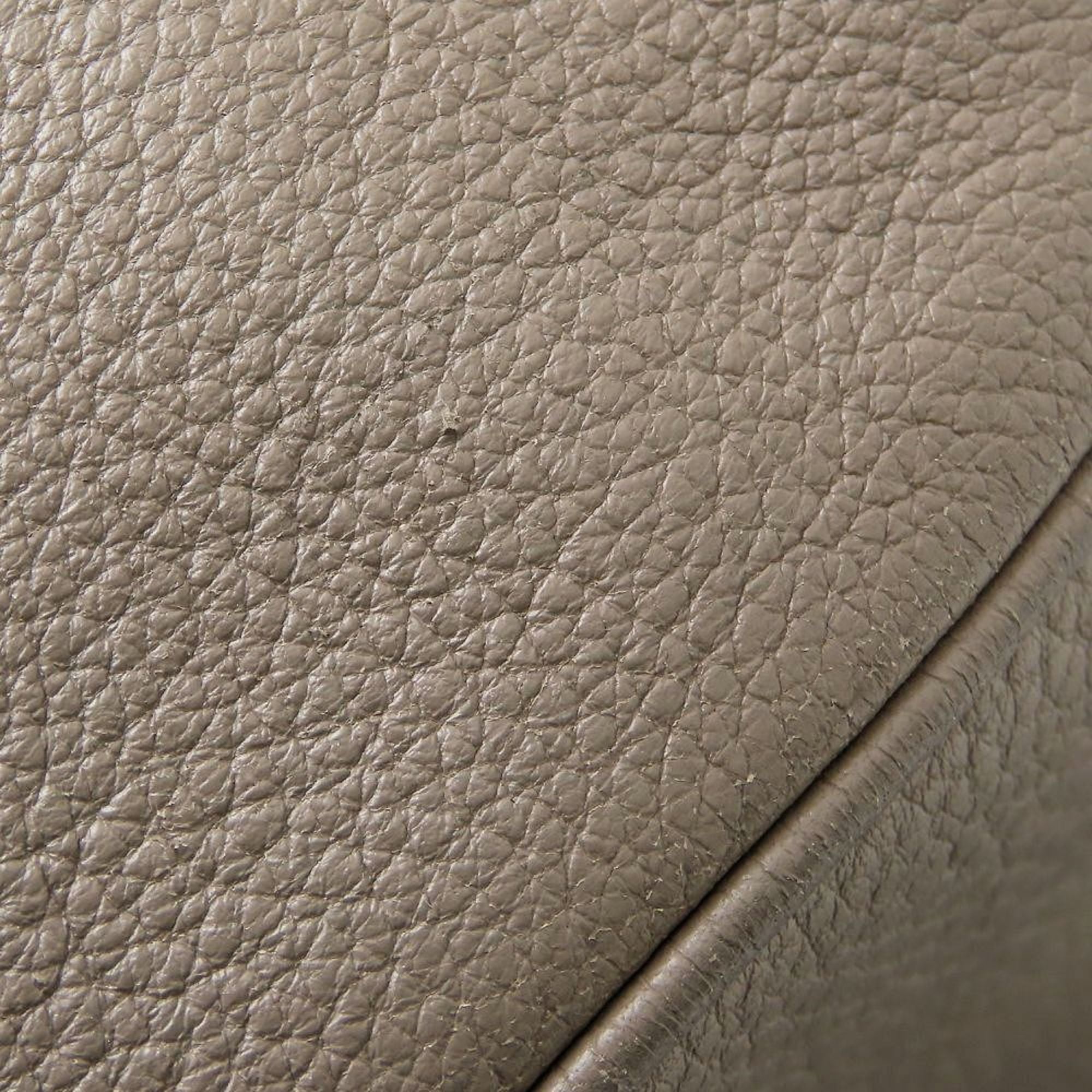 Prada Gray Grayish Leather Backpack (Pre-Owned)