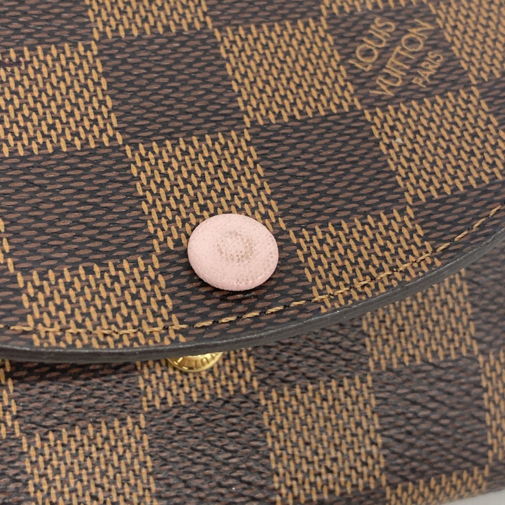 Louis Vuitton Ebene Coin Purse/Coin Case (Pre-Owned)