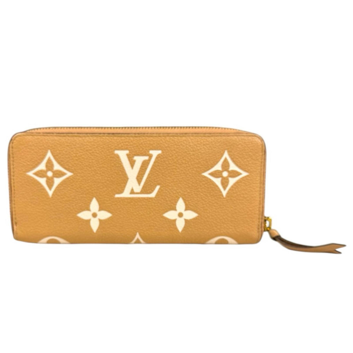 Louis Vuitton Monogram Empreinte Beige Galle Or Monogram Empreinte Coin Purse/Coin Case (Pre-Owned)