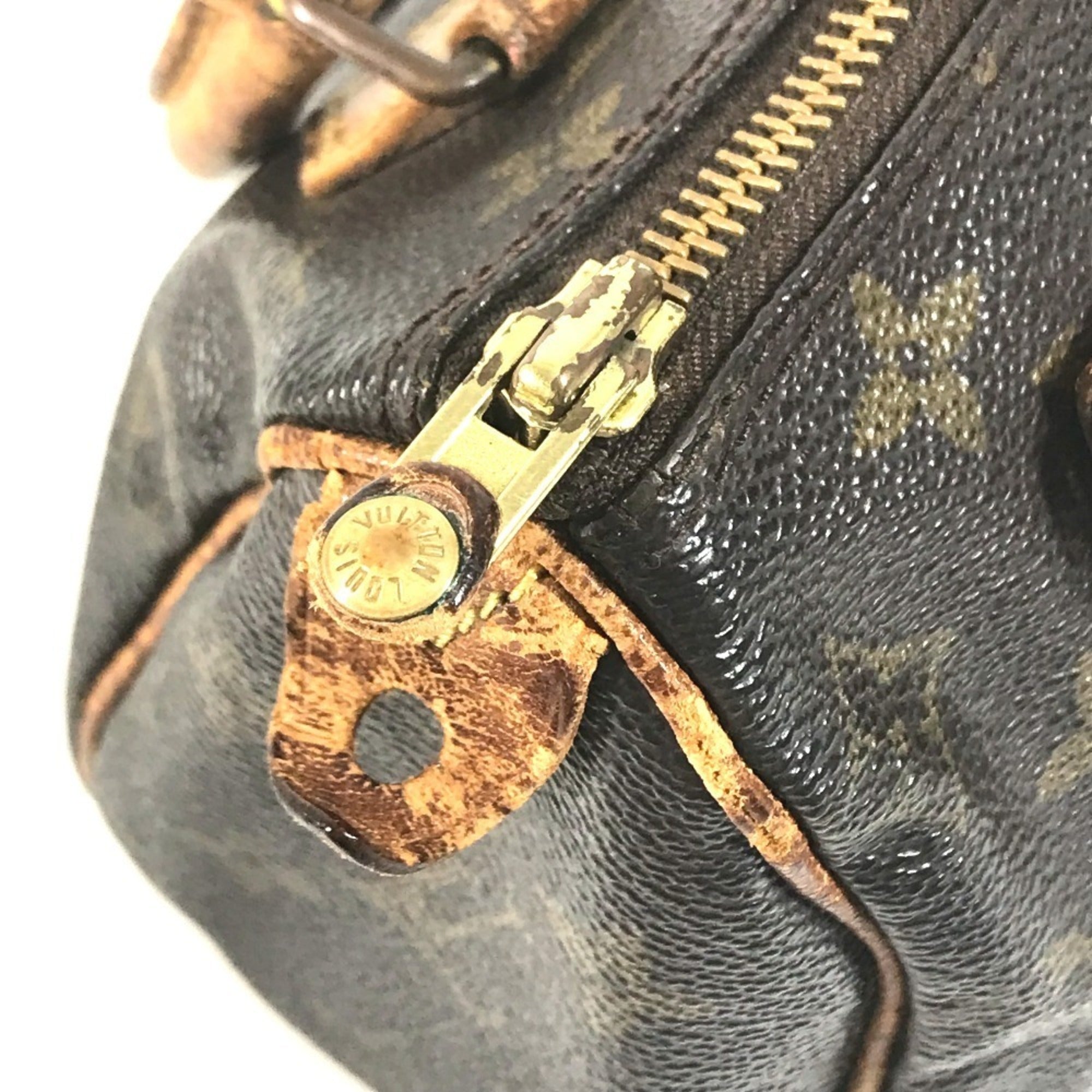 Louis Vuitton Brown Galle Monogram Canvas Handbag Pouch (Pre-Owned)
