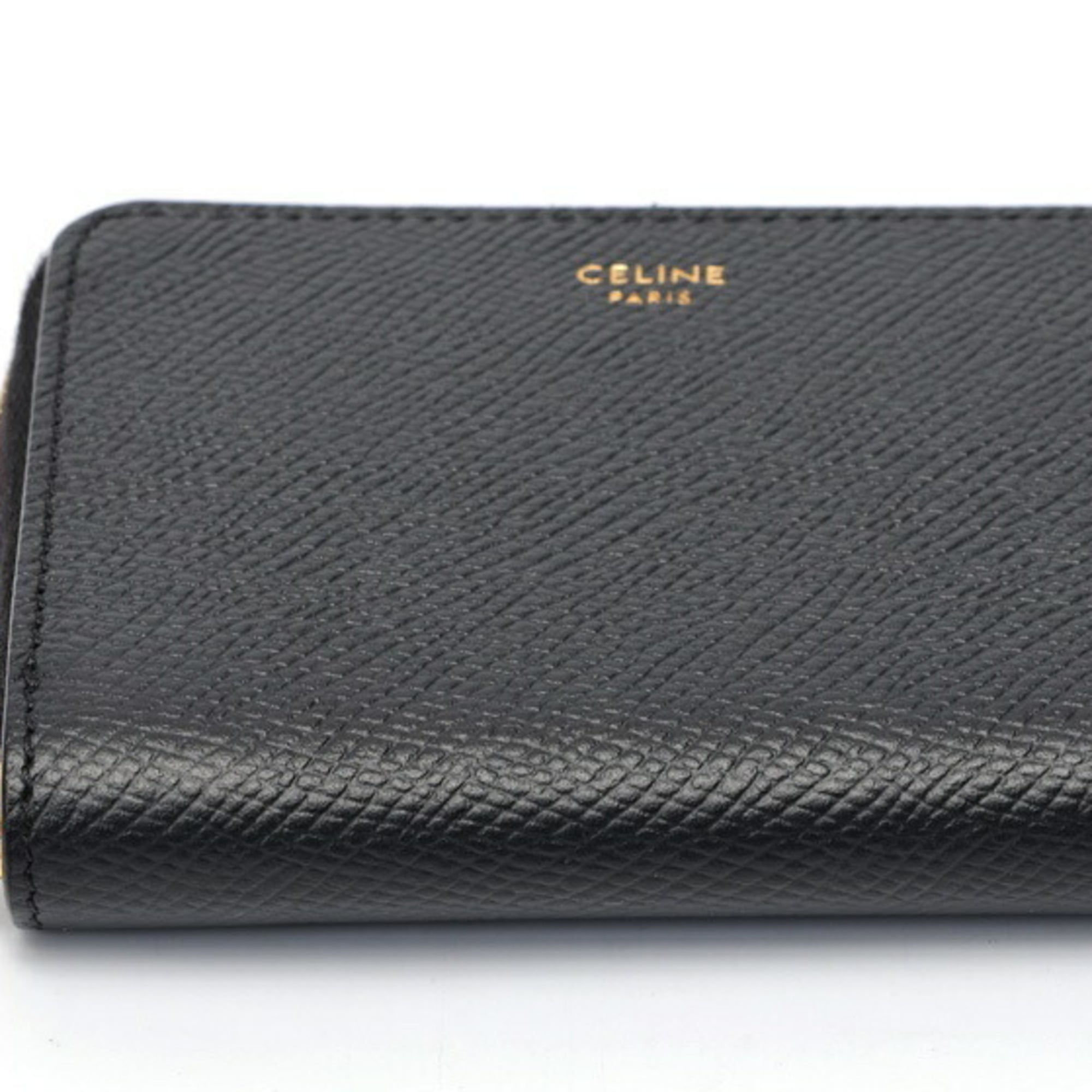 Celine Black Leather Coin Purse/Coin Case (Pre-Owned)