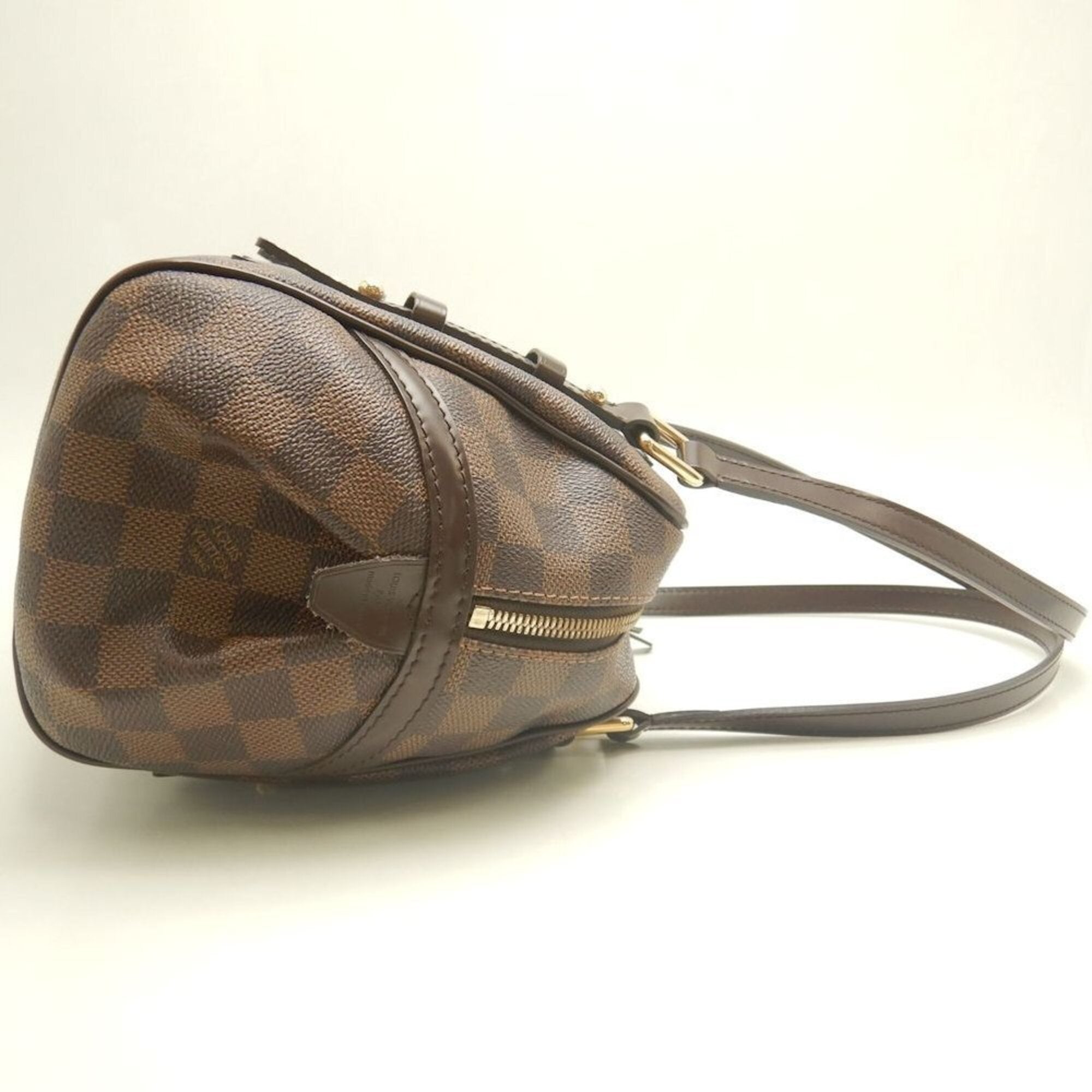 Louis Vuitton Damier Canvas Ebene Damier Canvas Shoulder Bag (Pre-Owned)