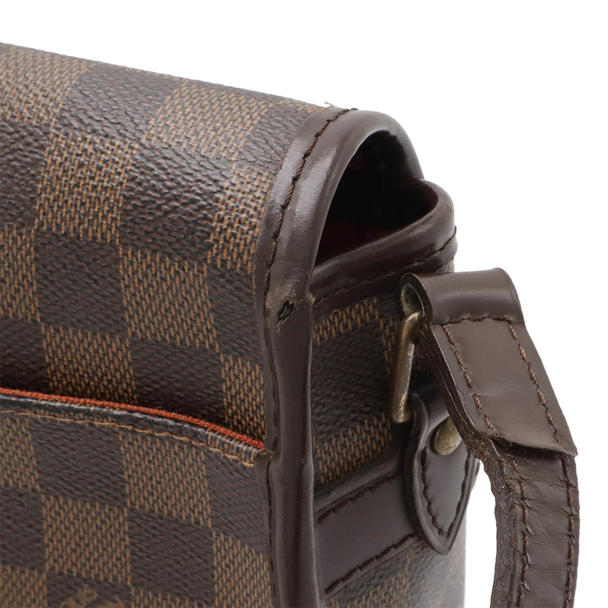 Louis Vuitton Damier Brown Pvc Shoulder Bag (Pre-Owned)