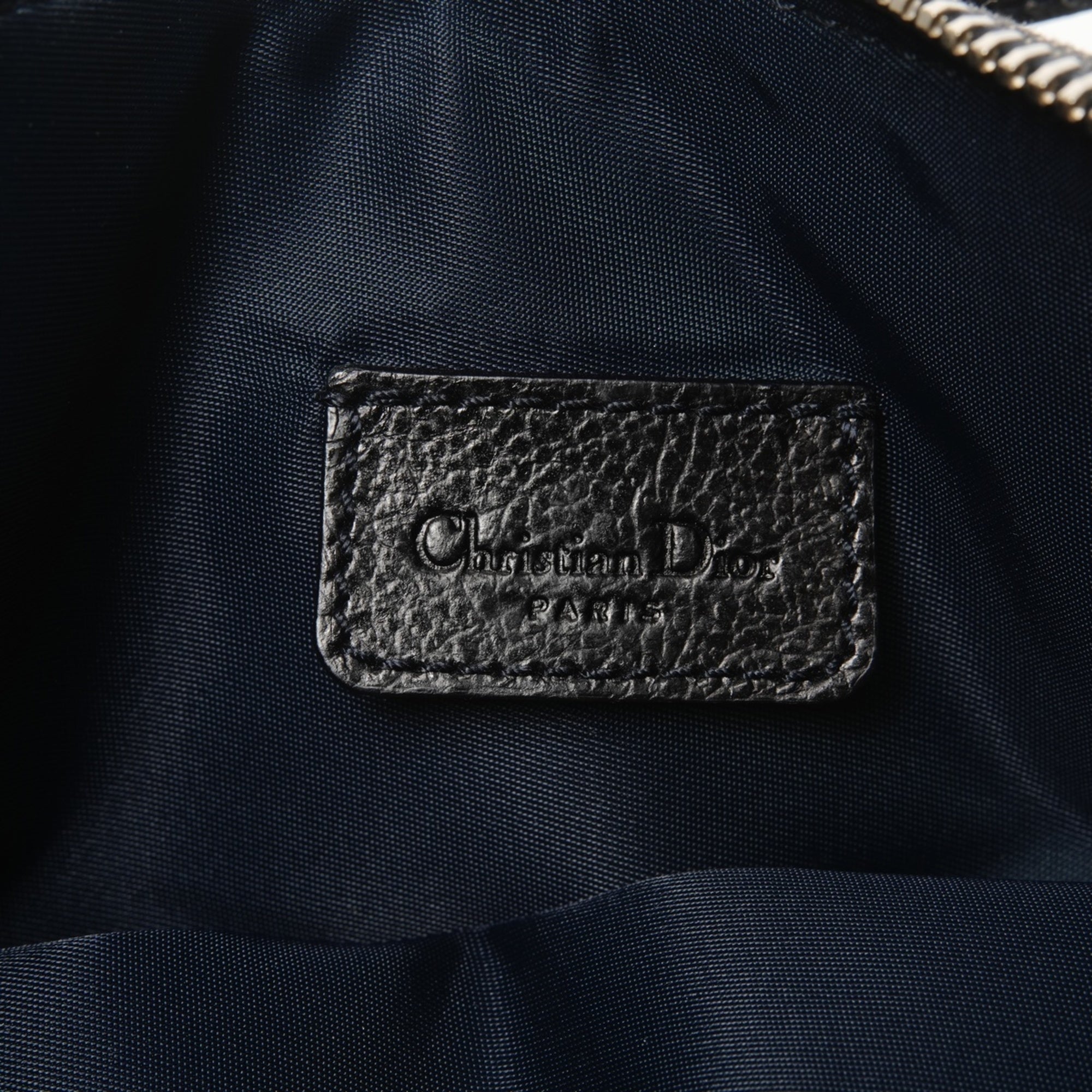 Christian Dior Navy Saddle Bag Shoulder Bag (Pre-Owned)
