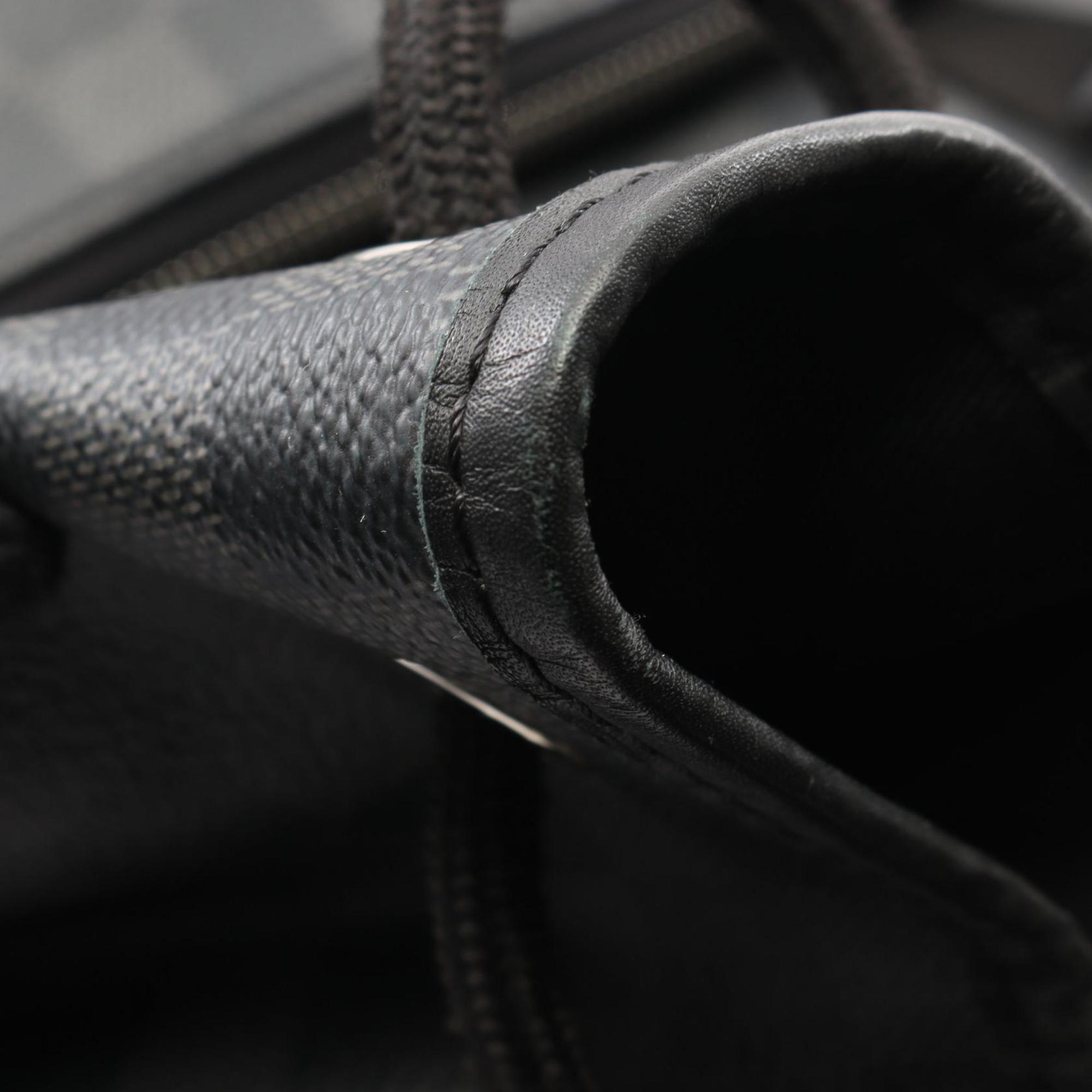 Louis Vuitton Black Damier Graphite Coated Canvas Leather Backpack (Pre-Owned)