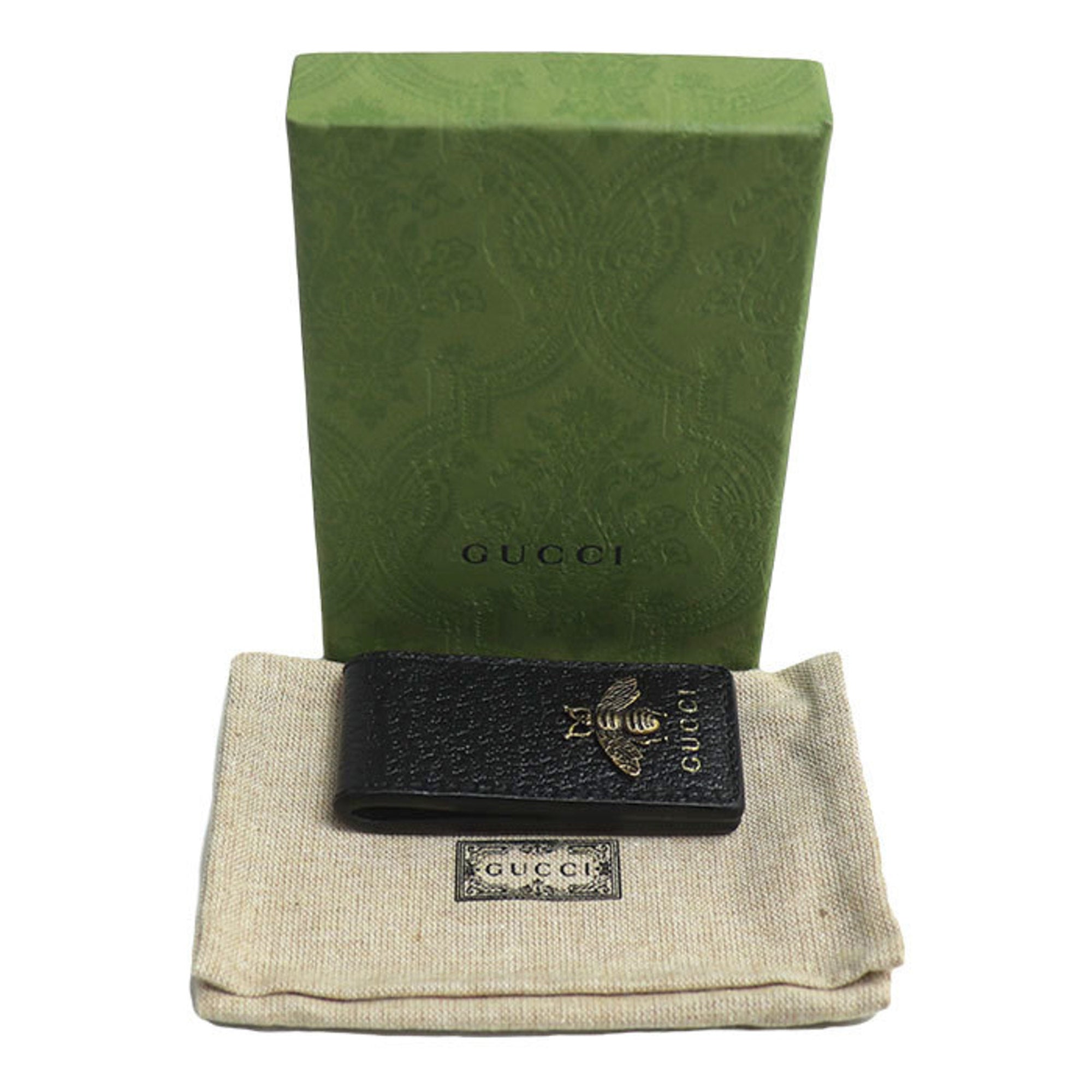 Gucci Black Leather Money Clip (Pre-Owned)
