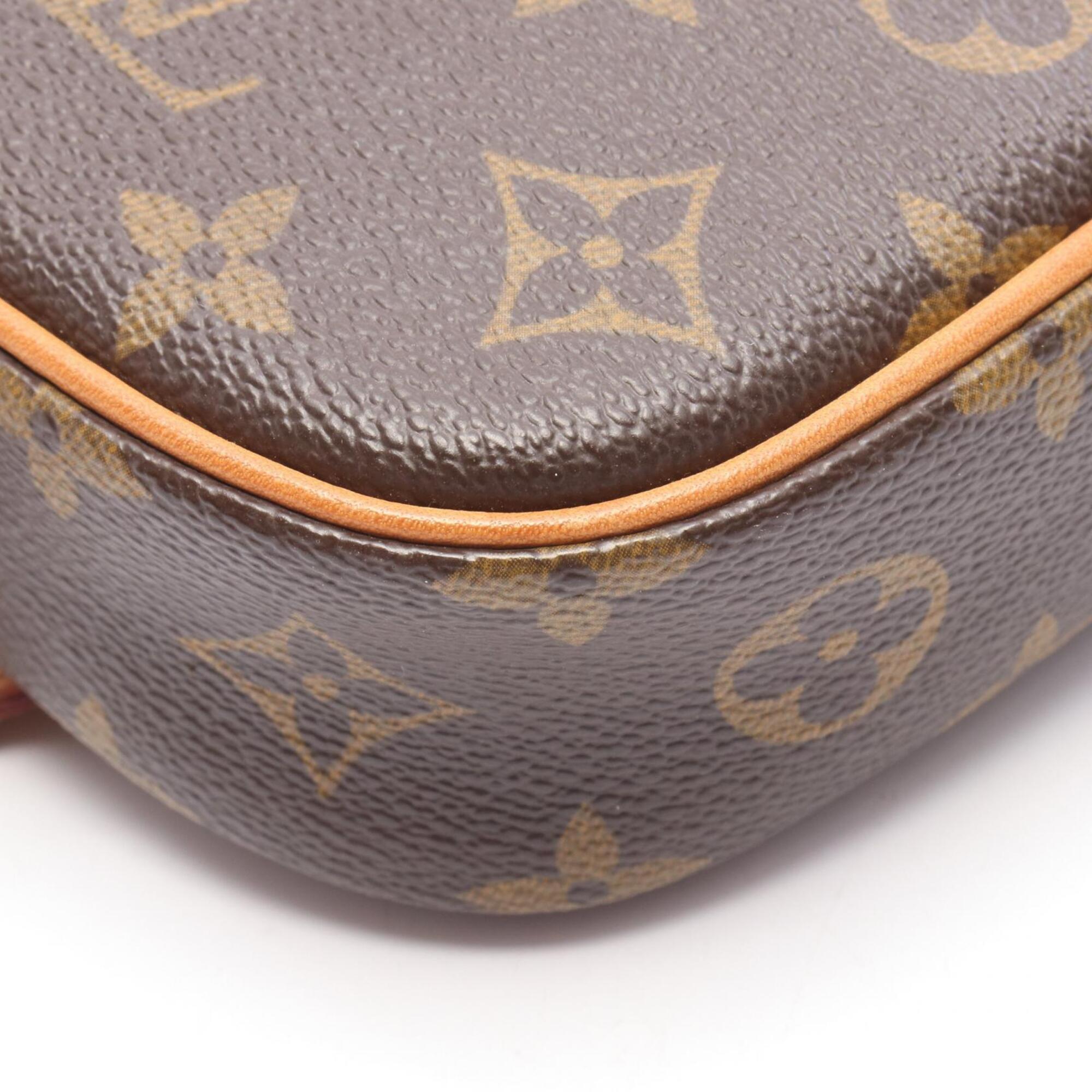 Louis Vuitton Brown Monogram Coated Canvas Leather Fanny Pack Handbag (Pre-Owned)