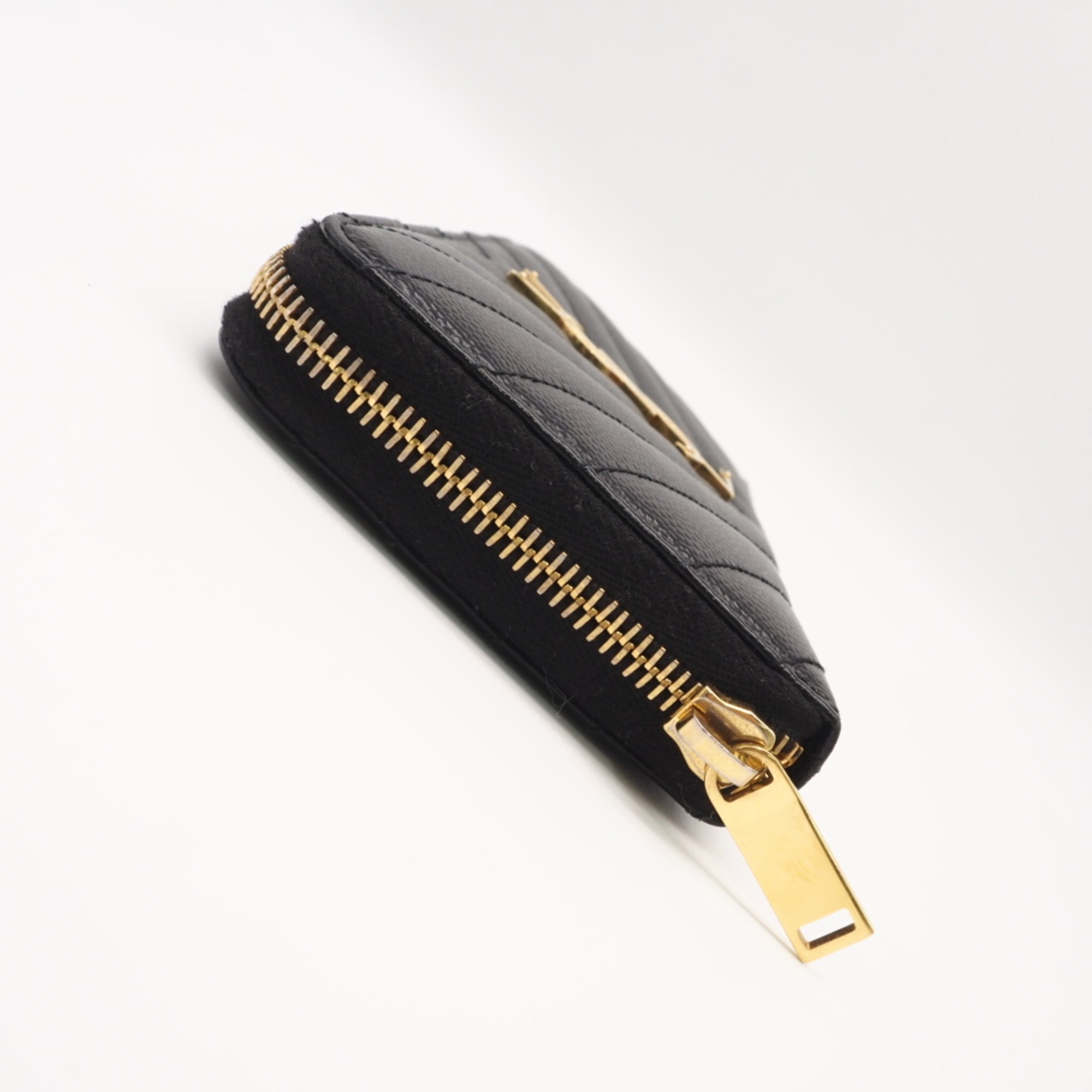 Saint Laurent Black Long Wallet (Bi-Fold) (Pre-Owned)
