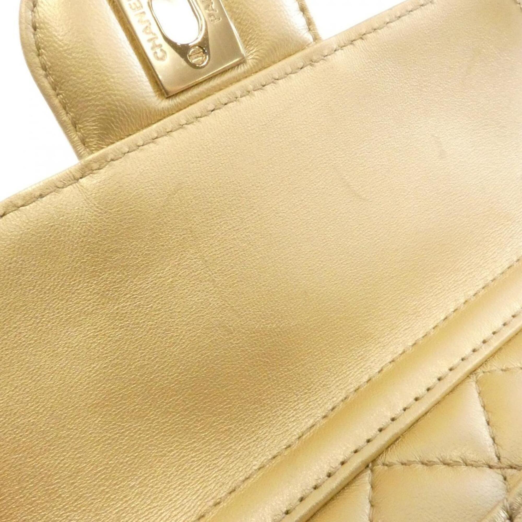 Chanel Gold Shoulder Bag (Pre-Owned)