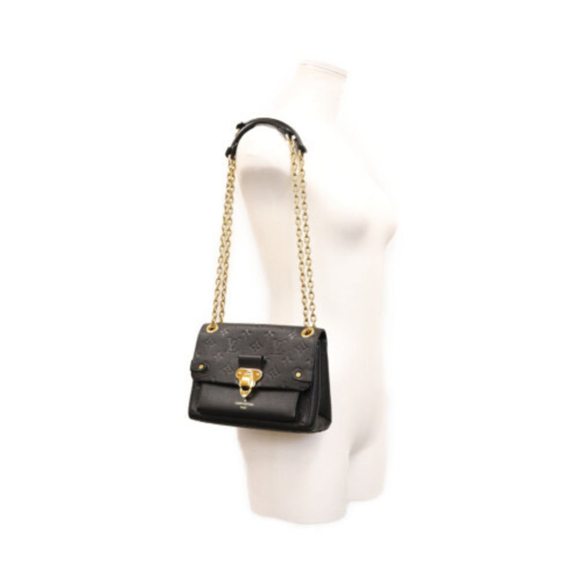 Louis Vuitton Black Monogram Empreinte Shoulder Bag (Pre-Owned)