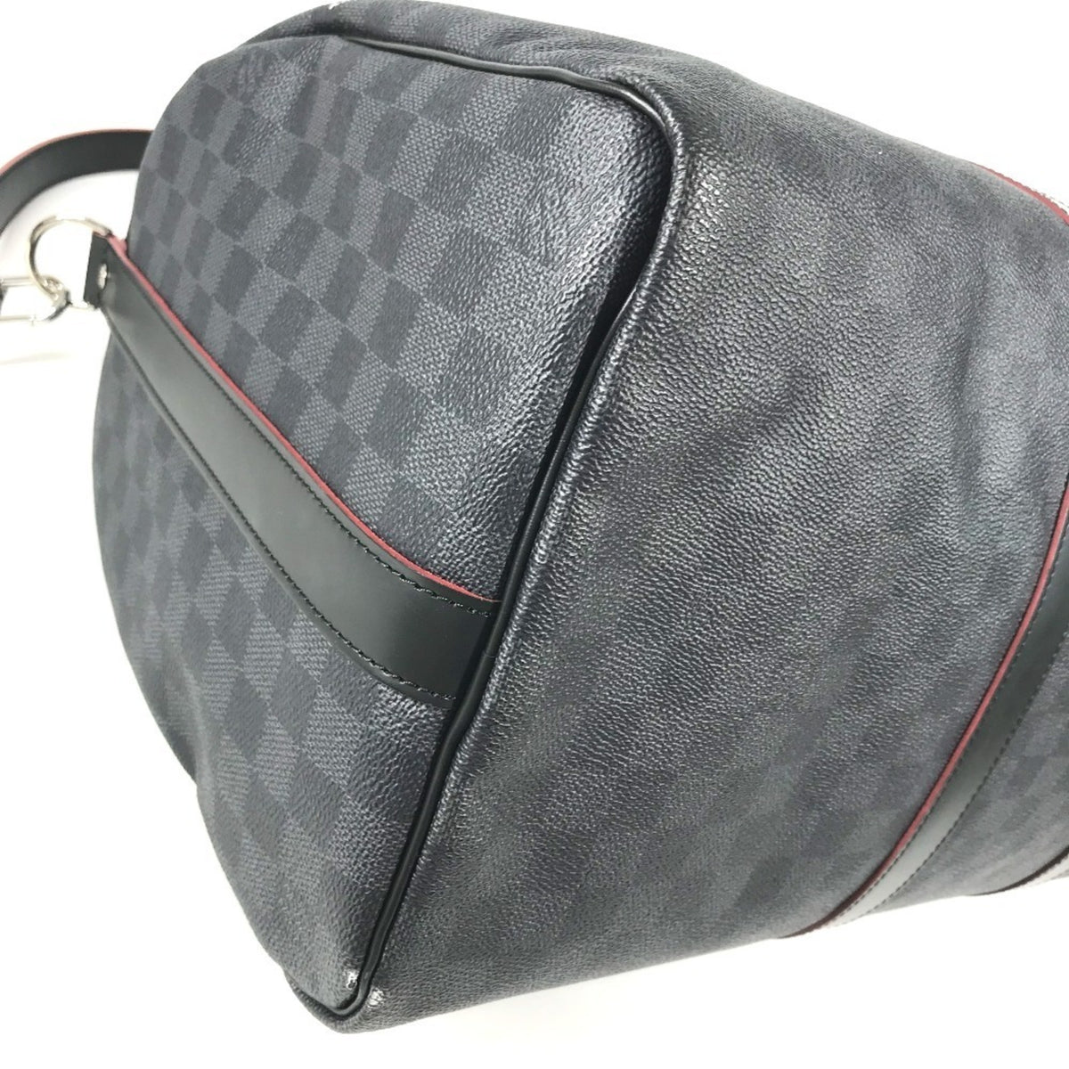 Louis Vuitton Black Damier Graphite Canvas Boston Bag (Pre-Owned)