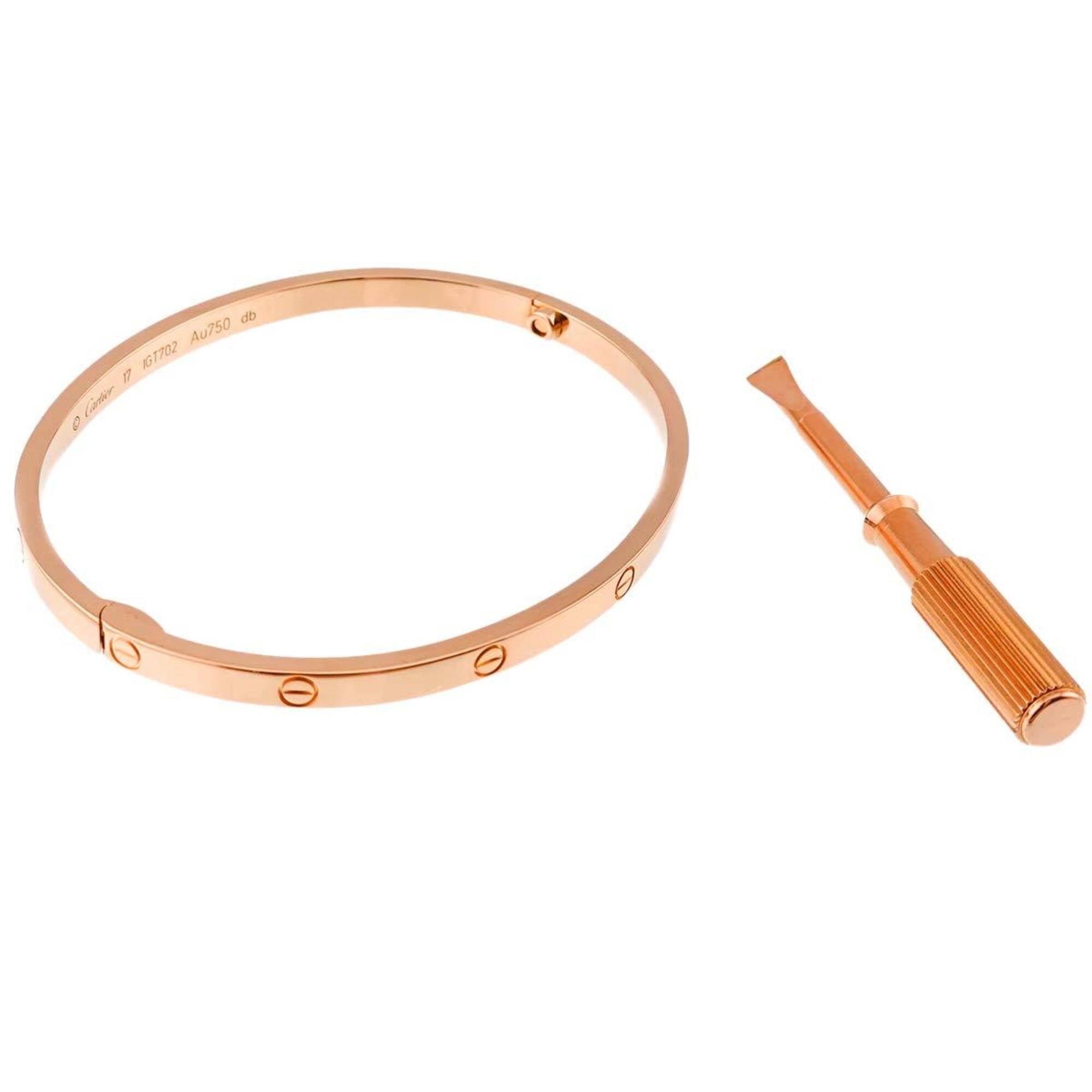 Cartier Love Pink Charm Bracelet (Pre-Owned)