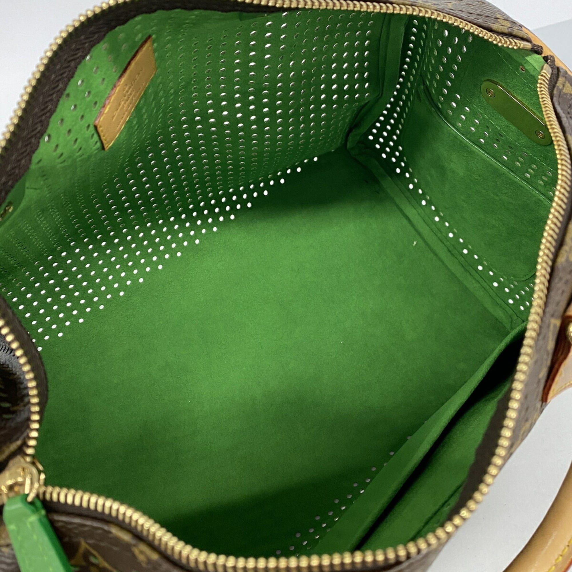 Louis Vuitton Brown Green Handbag (Pre-Owned)