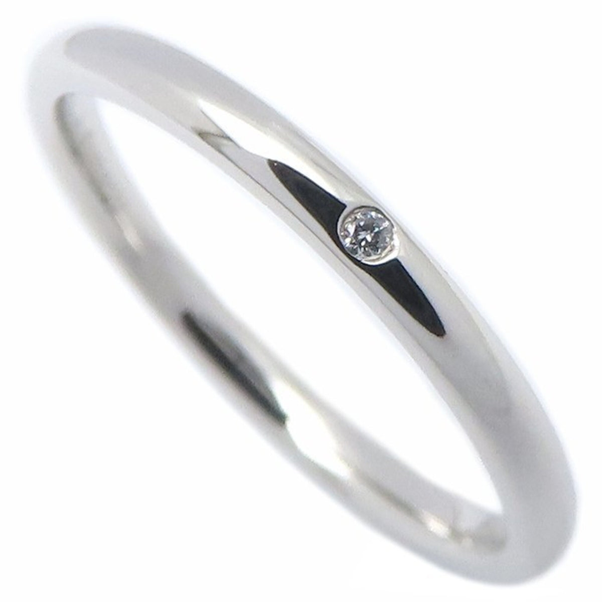Tiffany Stacking Platinum 950 Band Ring (Pre-Owned)