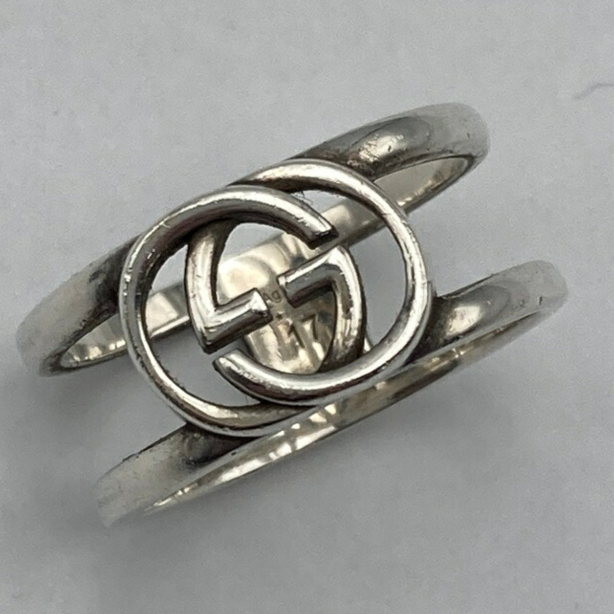 Gucci Silver 925 Band Ring (Pre-Owned)