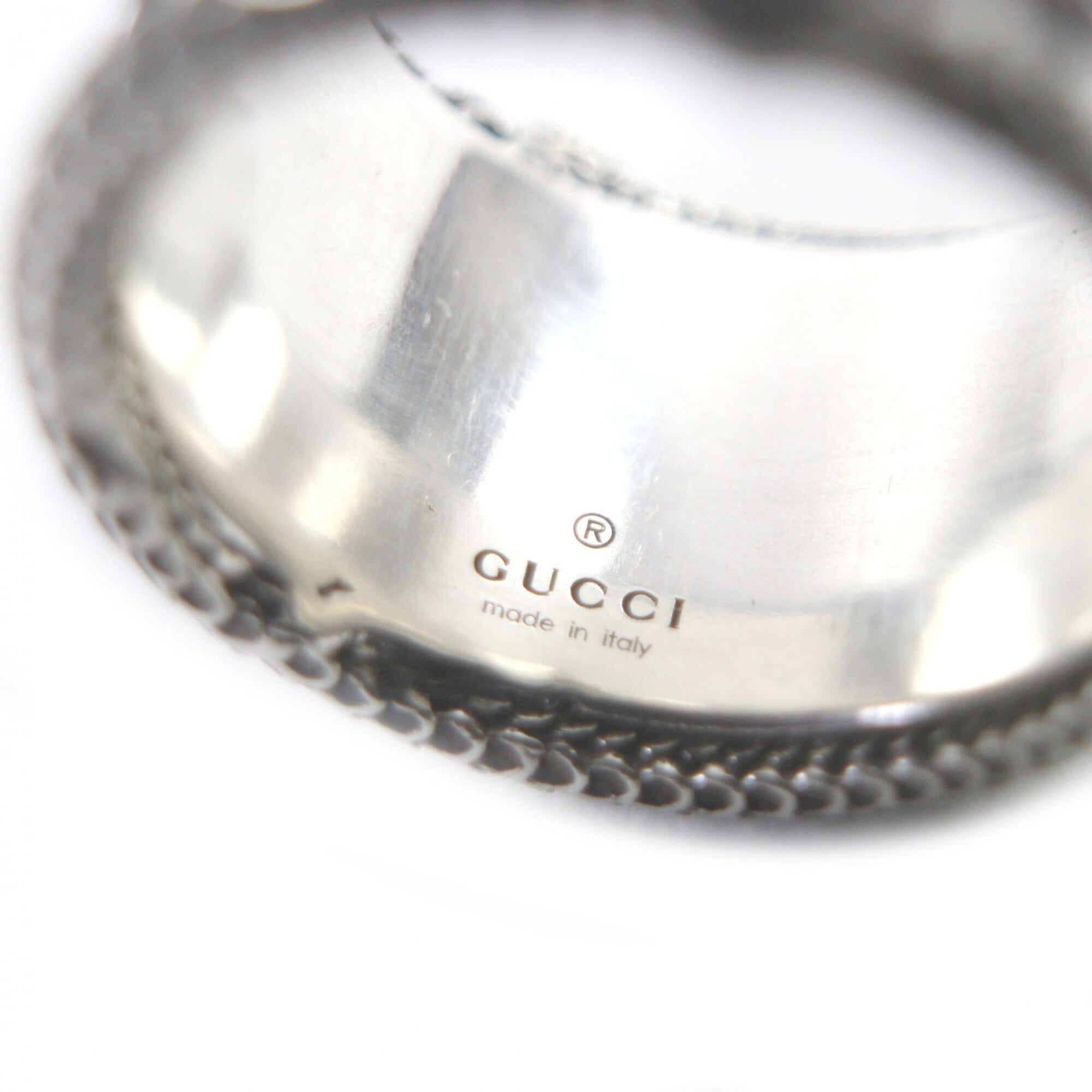 Gucci Silver Silver 925 Band Ring (Pre-Owned)
