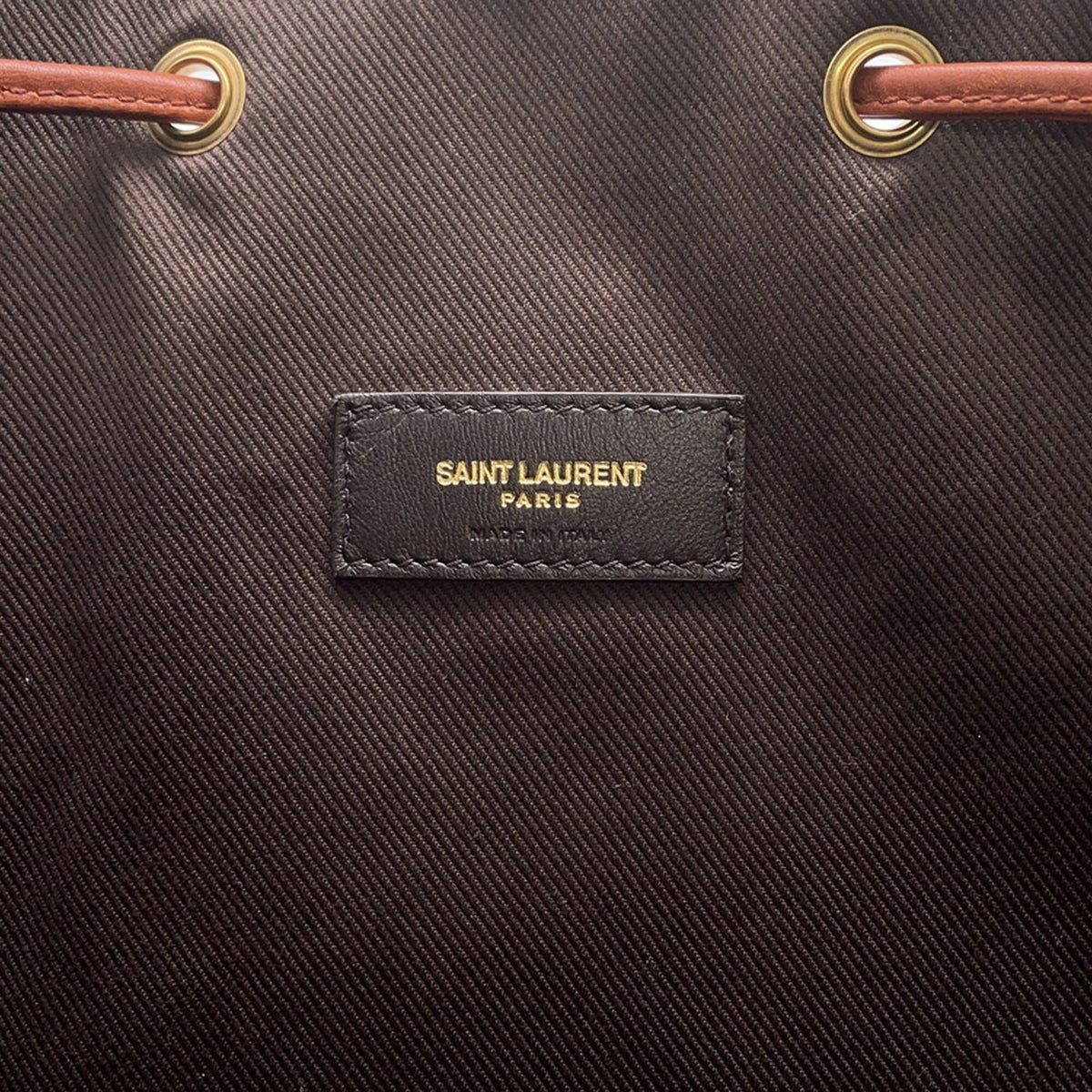 Yves Saint Laurent Brown Leather Handbag Shoulder Bag (Pre-Owned)