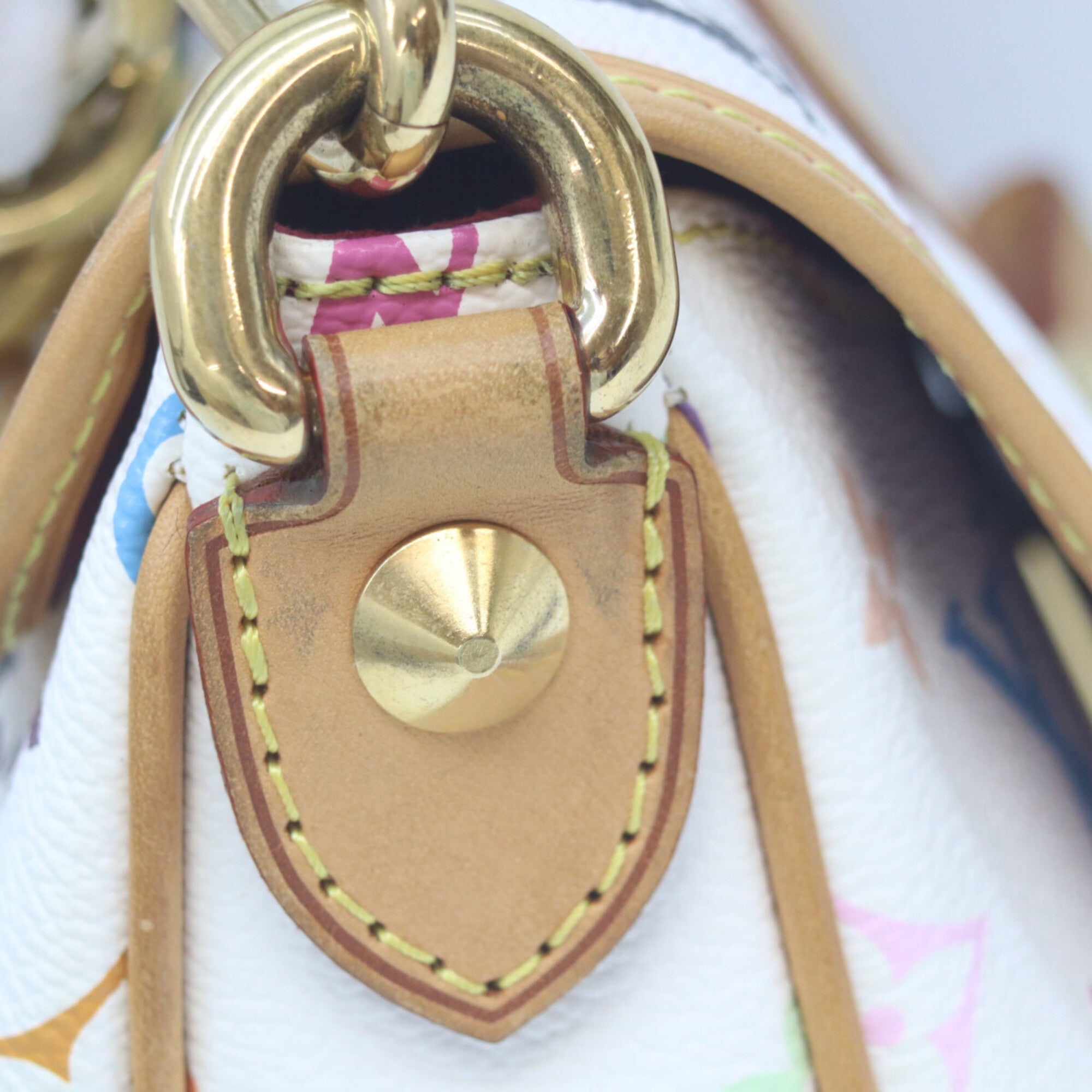 Louis Vuitton Monogram Multicolore Blanc White Monogram Multicolore Shoulder Bag (Pre-Owned)