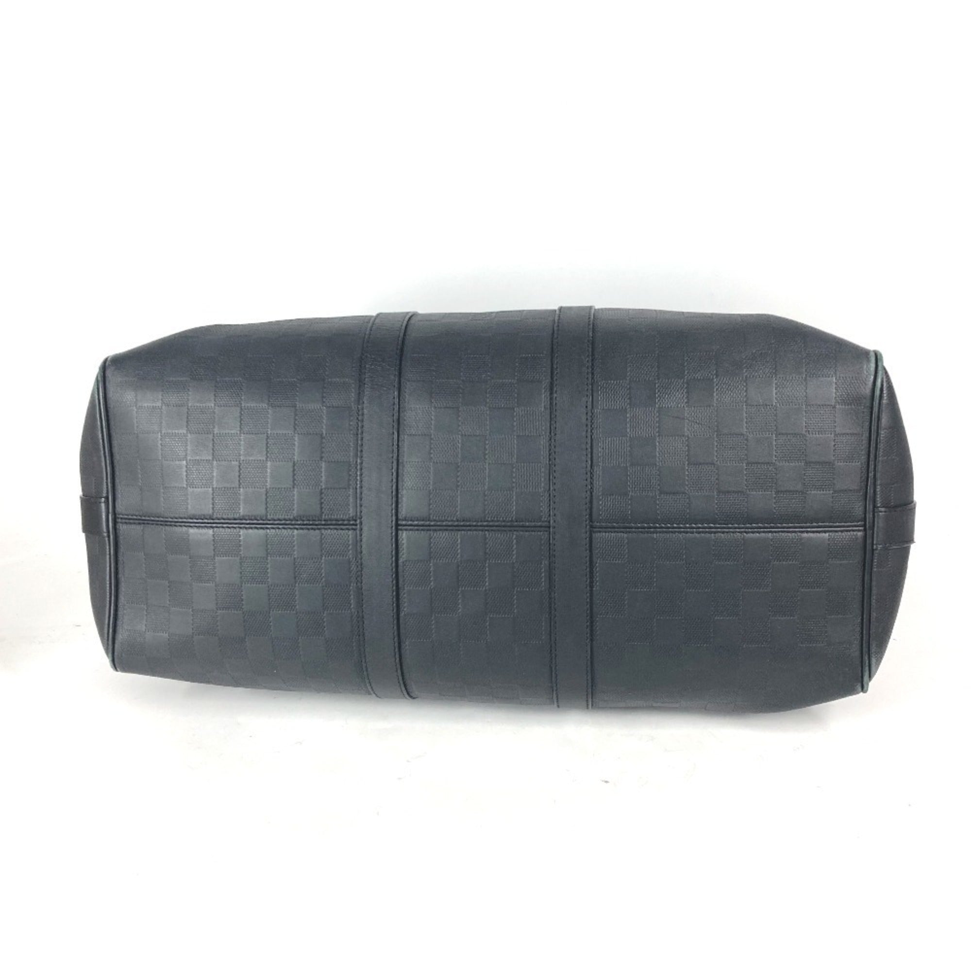 Louis Vuitton Black Onyx Damier Infini Boston Bag Shoulder Bag (Pre-Owned)