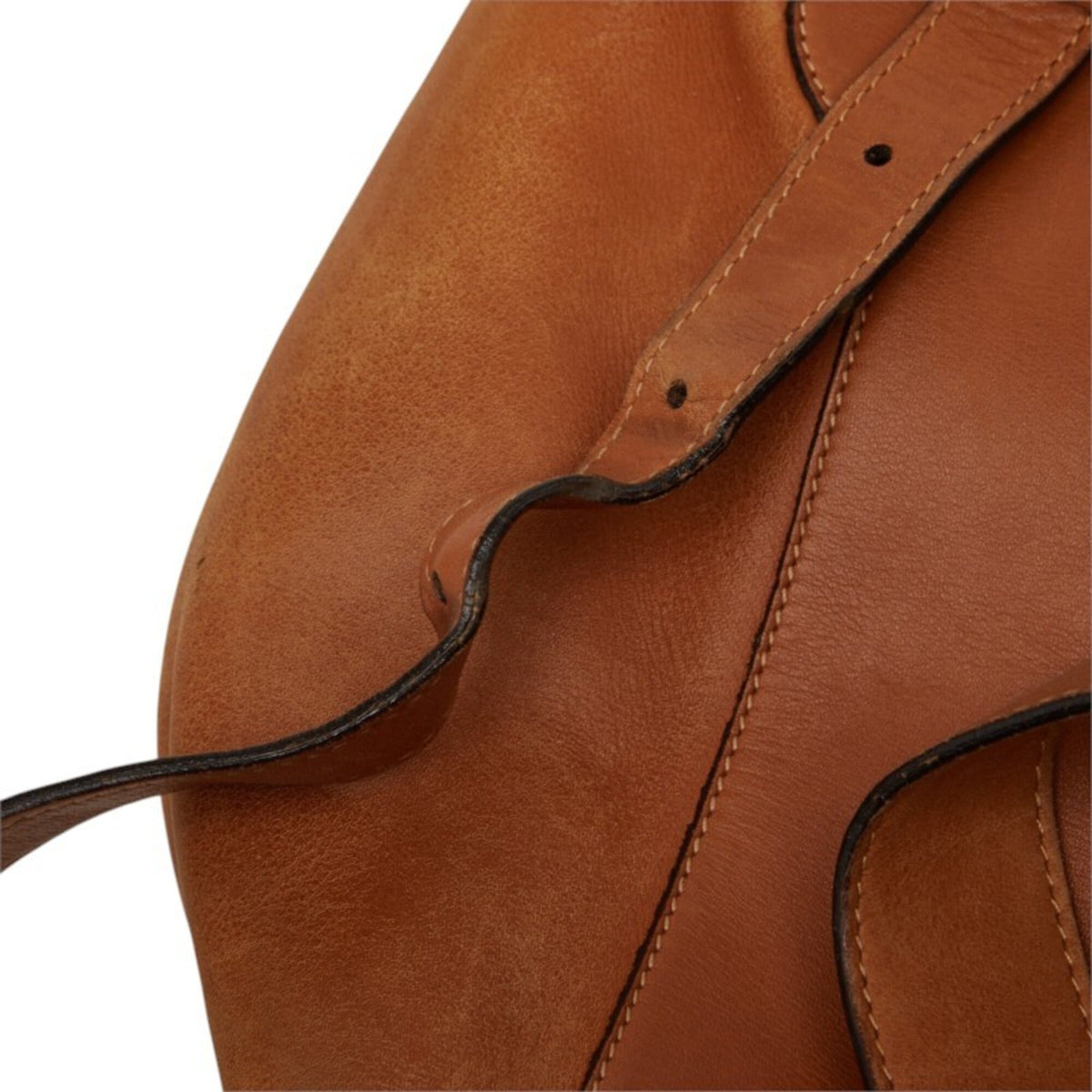 Gucci Brown Leather Backpack (Pre-Owned)
