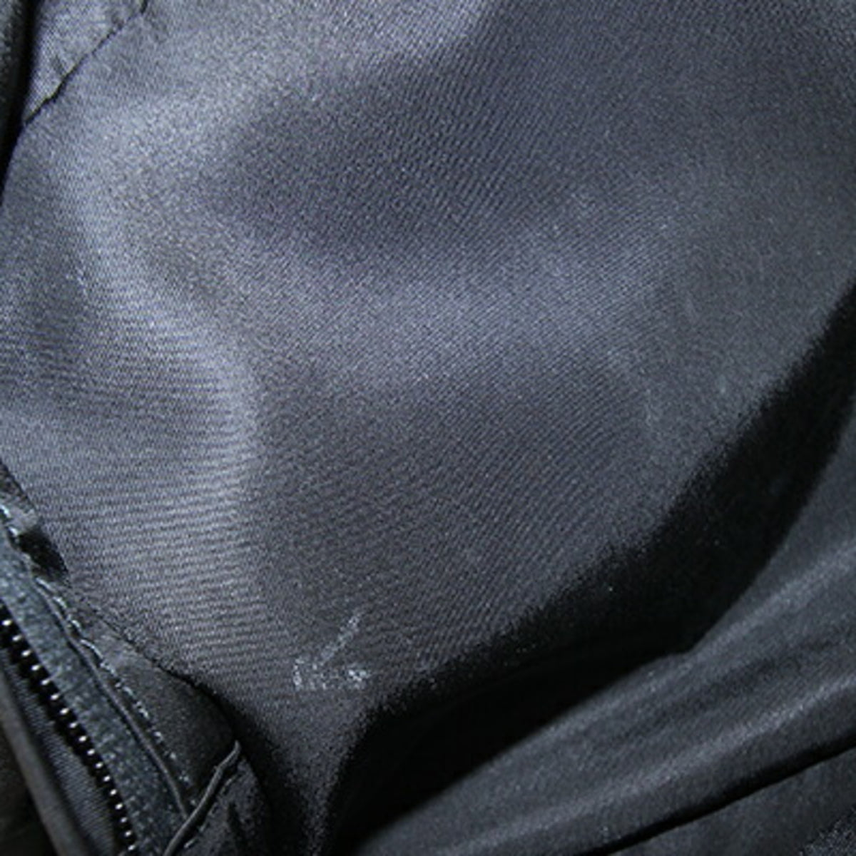 Prada Black Gray Navy Nylon Leather Backpack (Pre-Owned)