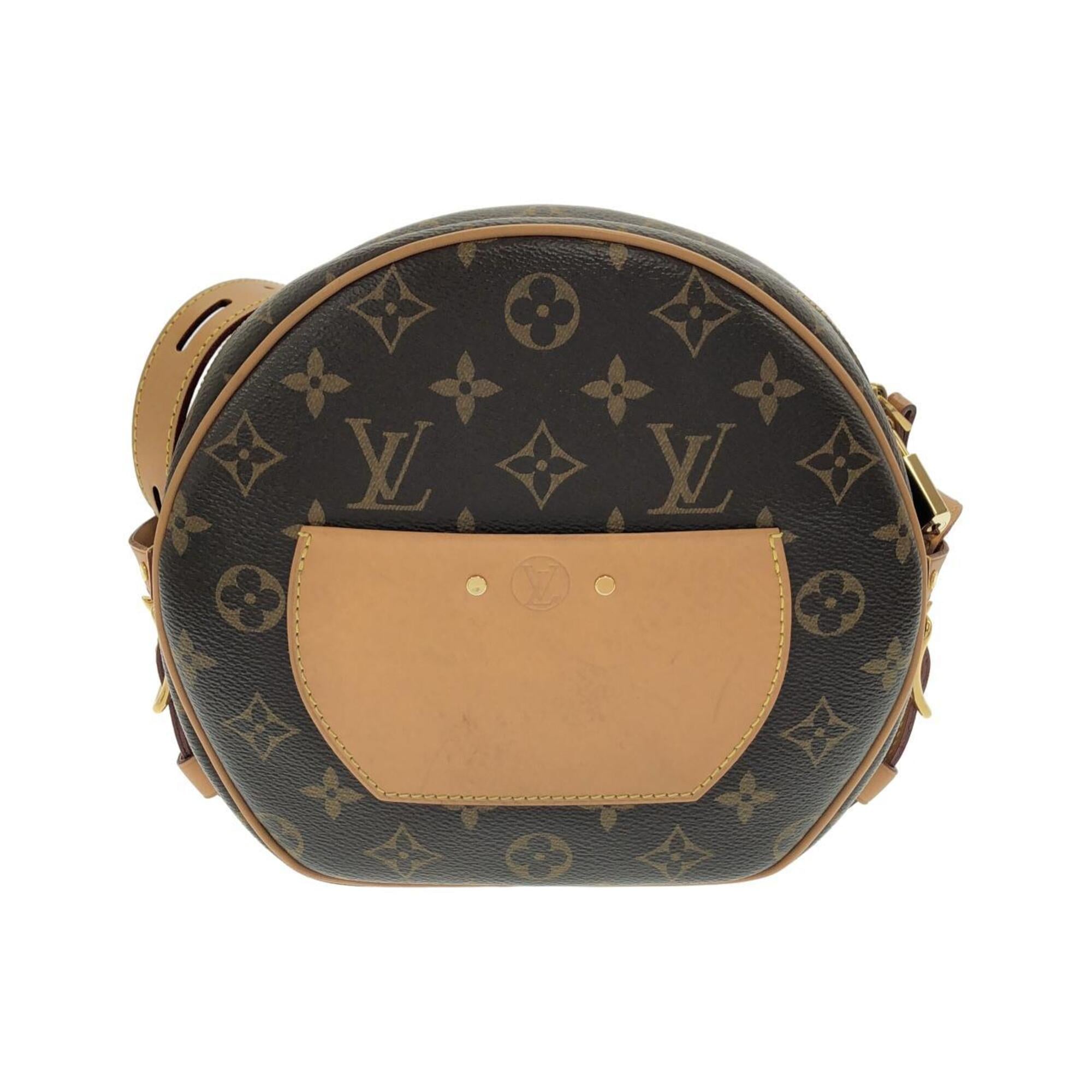 Louis Vuitton Brown Coated Canvas Shoulder Bag (Pre-Owned)