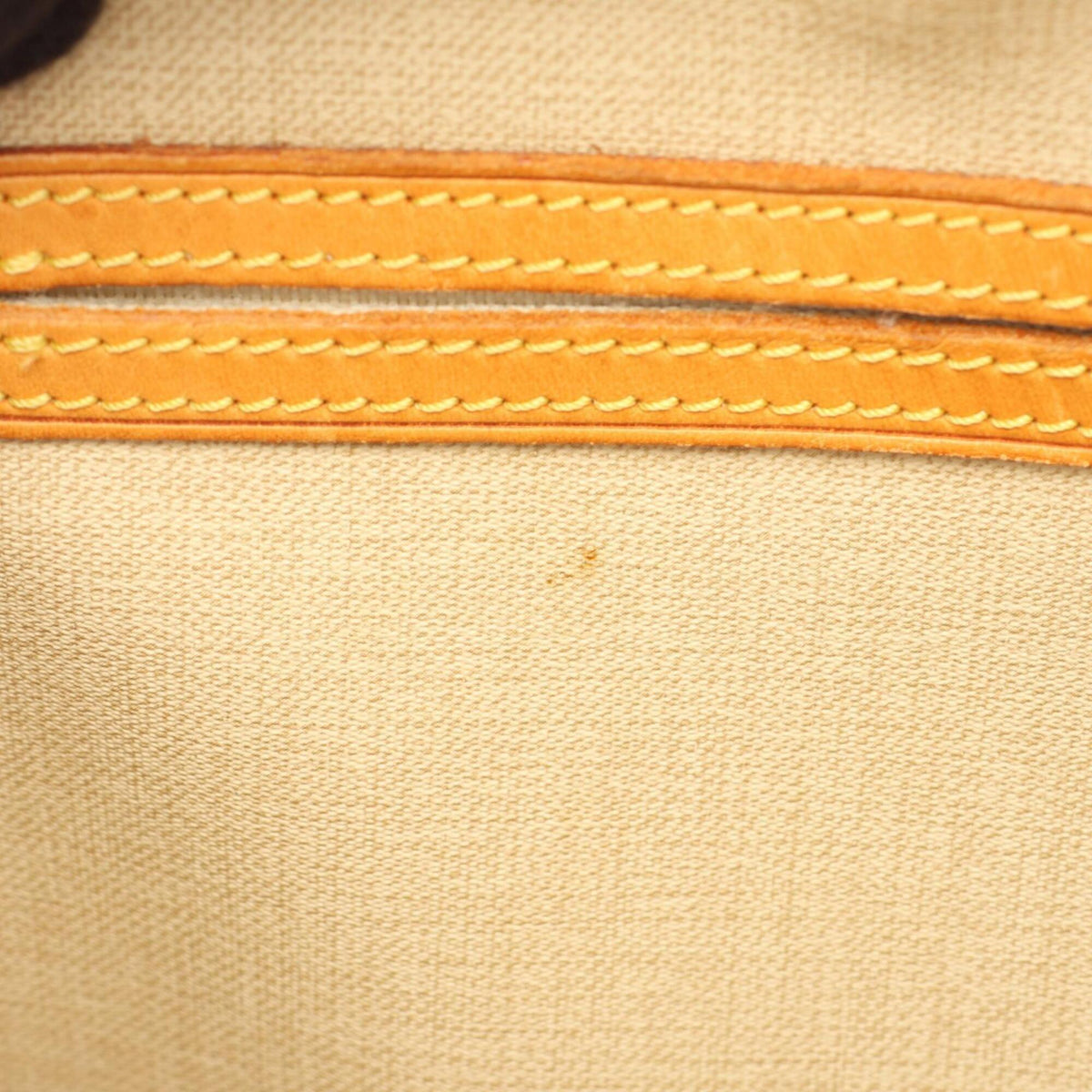 Louis Vuitton Brown Coated Canvas Monogram Leather Handbag Shoulder Bag (Pre-Owned)