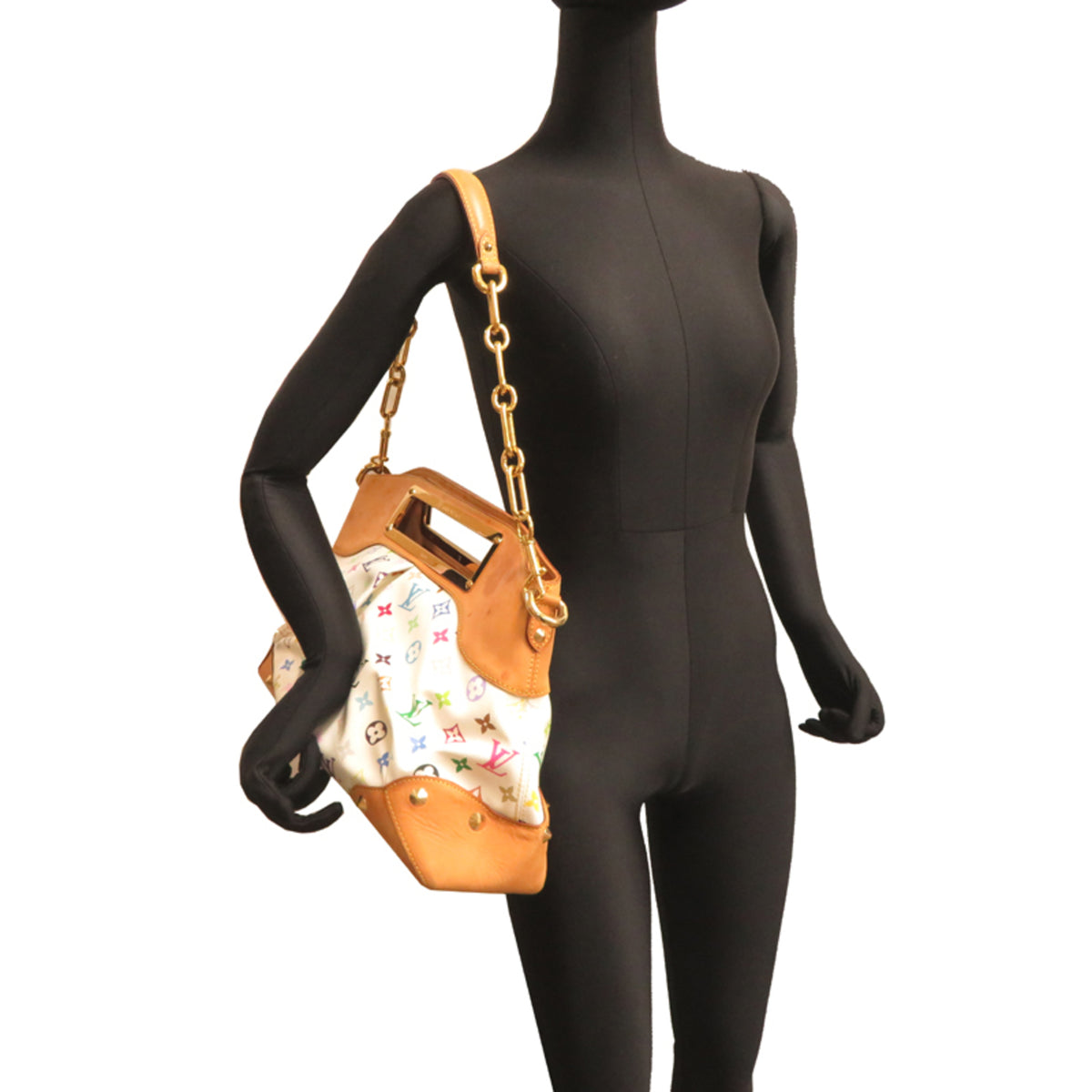 Louis Vuitton White Monogram Multicolore Shoulder Bag (Pre-Owned)