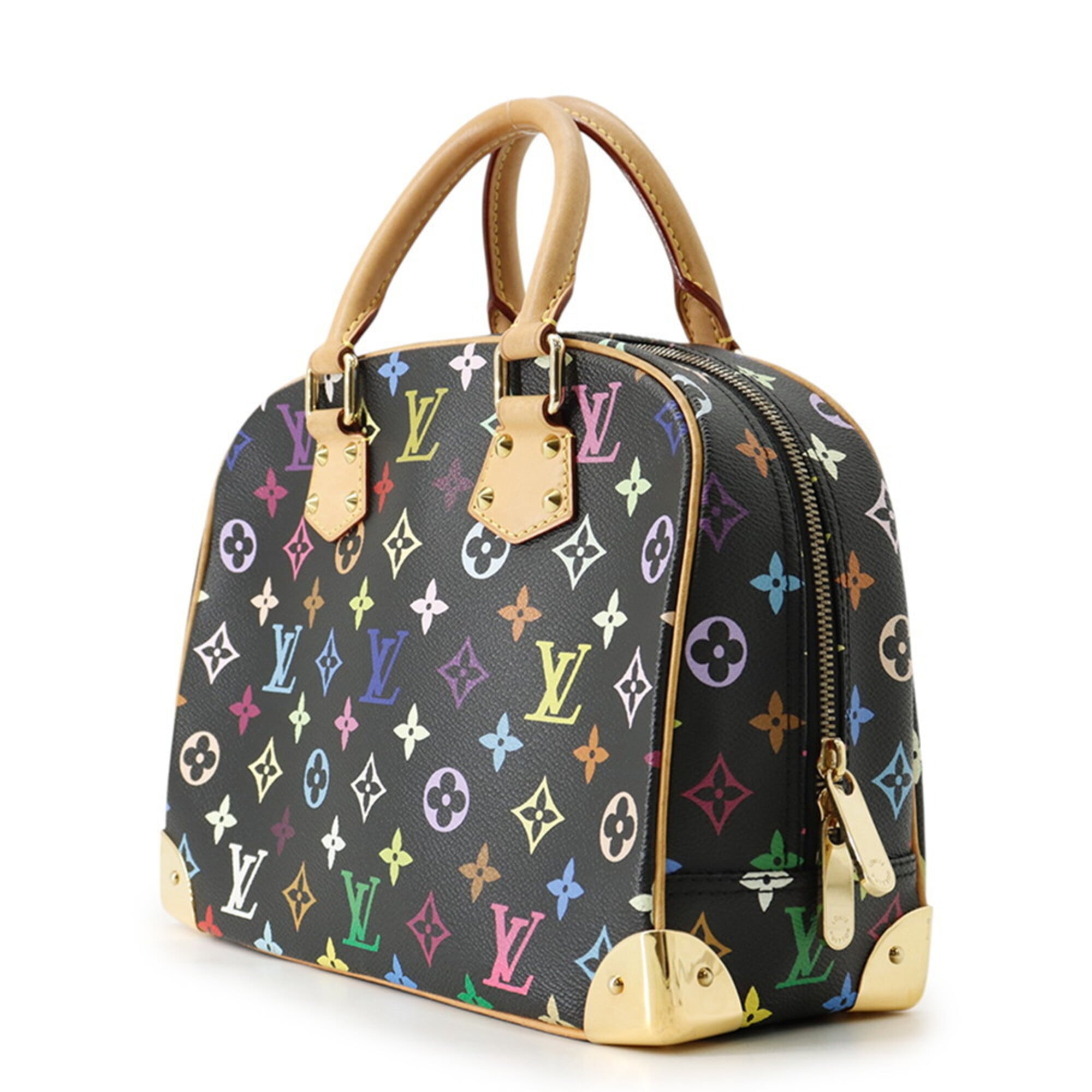 Louis Vuitton Monogram Multicolore Beige Black Noir Monogram Multicolore Handbag (Pre-Owned)