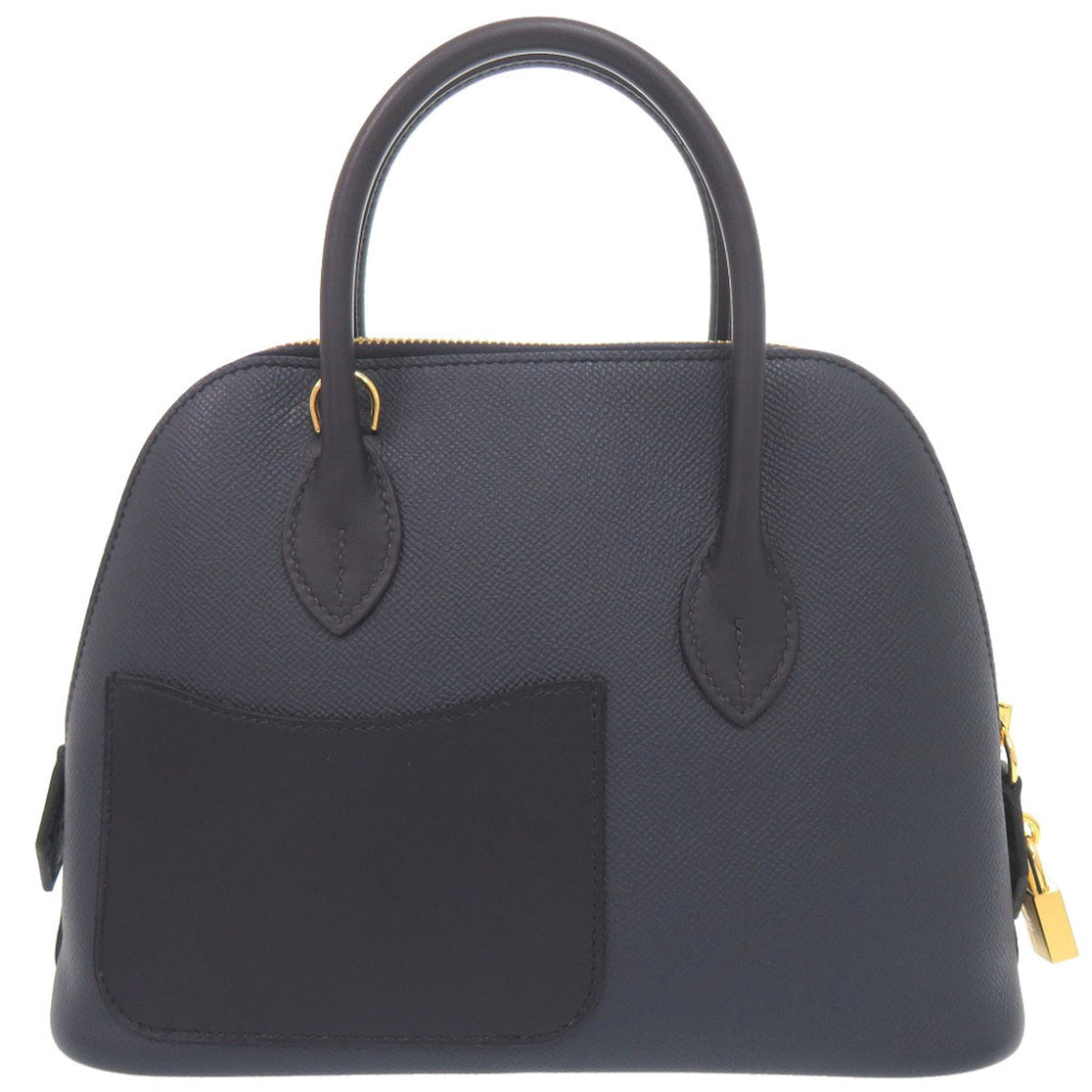 Hermes Blue Indigo Epsom Leather Handbag (Pre-Owned)