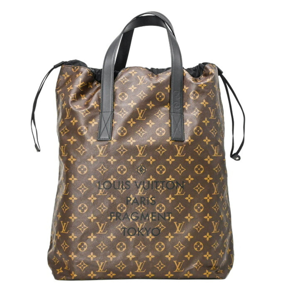 Louis Vuitton Brown Monogram Macassar Canvas Pouch Tote Bag (Pre-Owned)