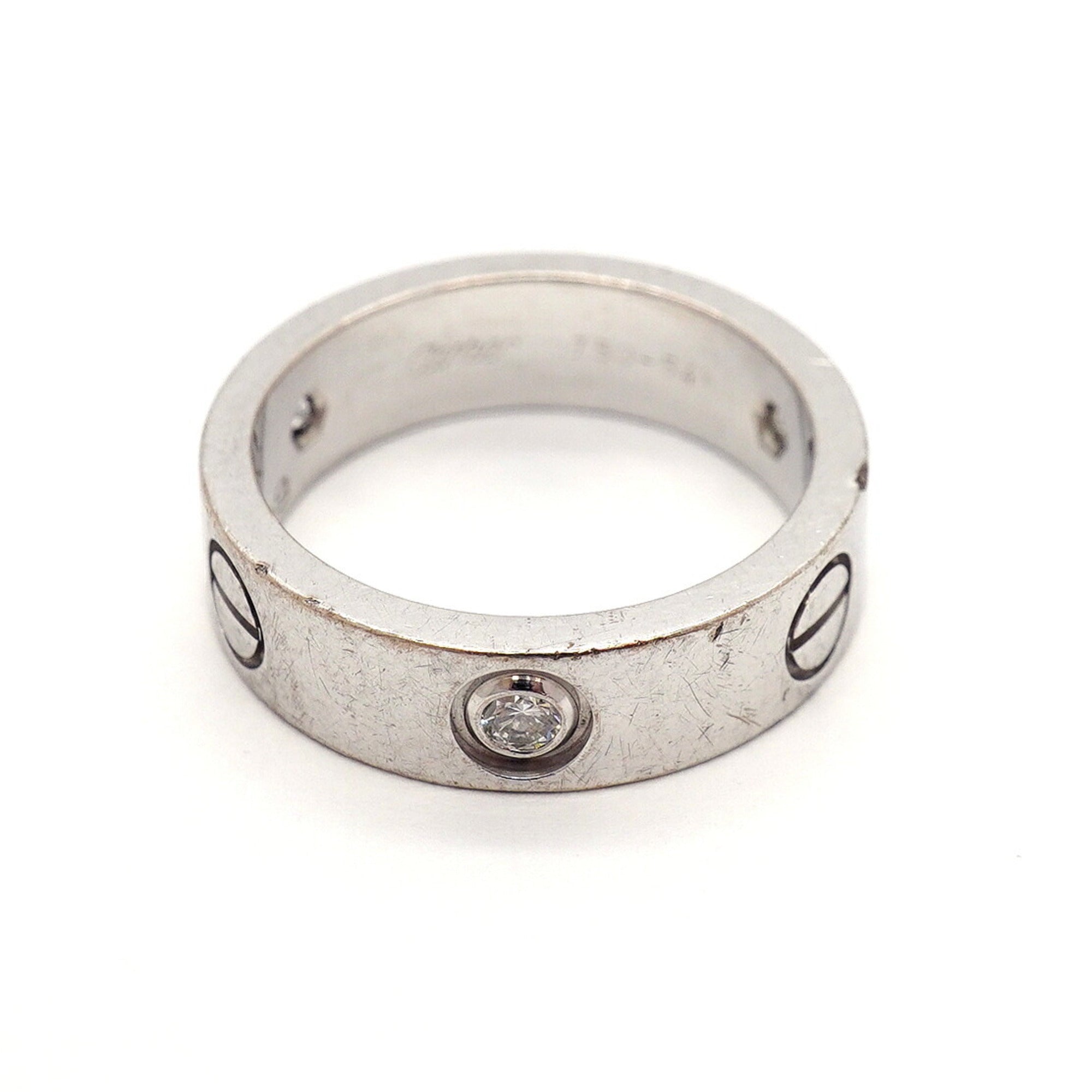 Cartier White Gold (18K) Band Ring (Pre-Owned)