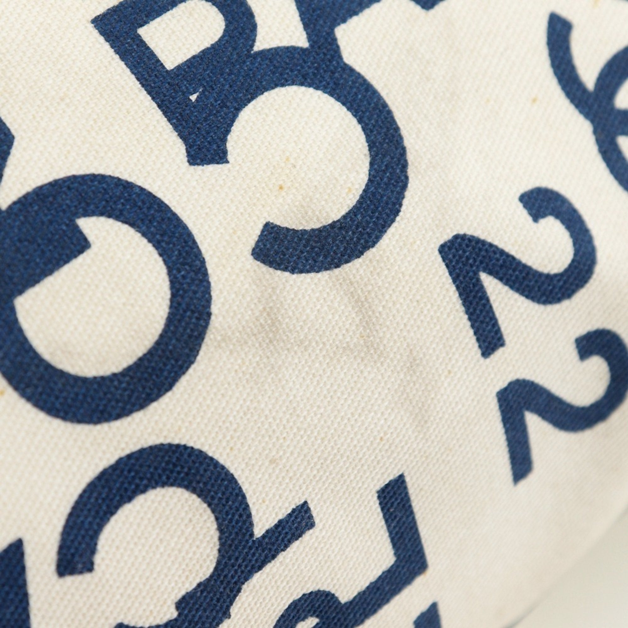 Chanel White Cotton Beach Bag Shoulder Bag (Pre-Owned)