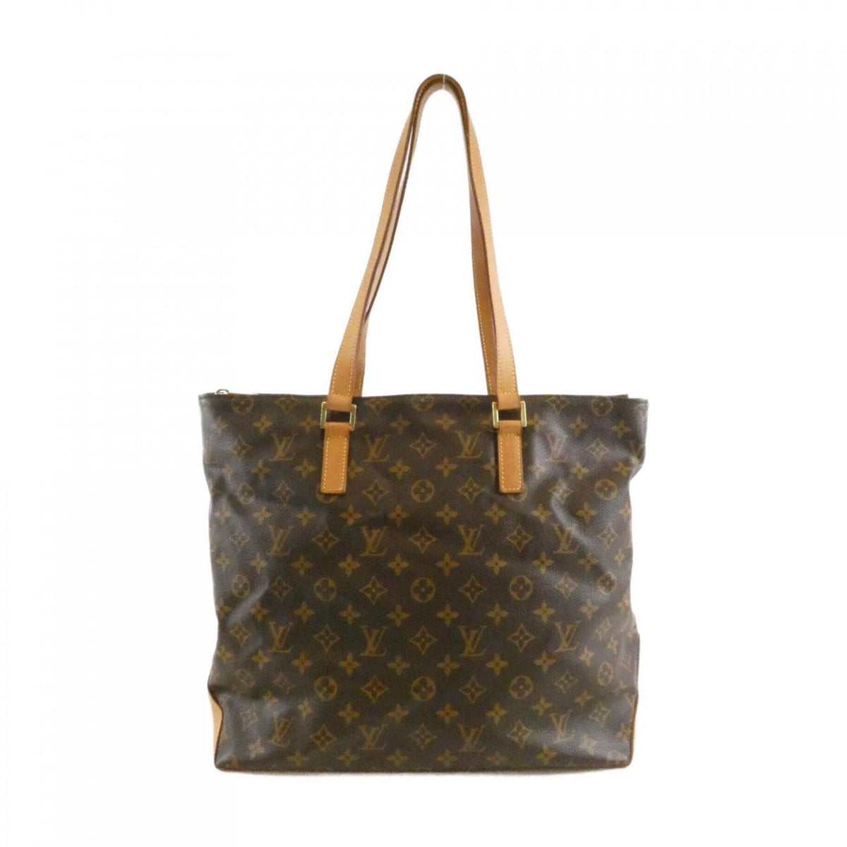 Louis Vuitton Monogram Marron Coated Canvas Handbag (Pre-Owned)