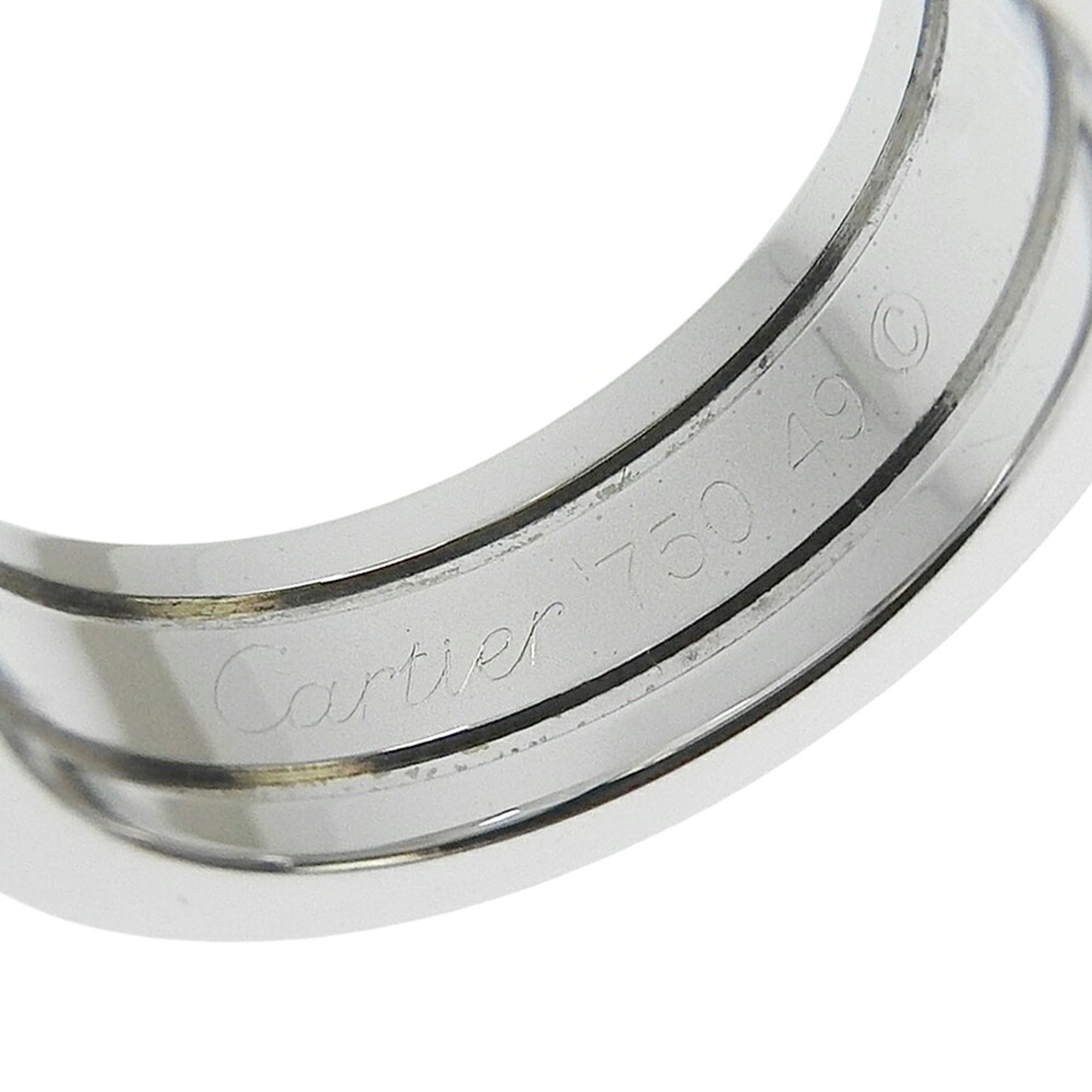 Cartier White Gold White Gold (18K) Band Ring (Pre-Owned)