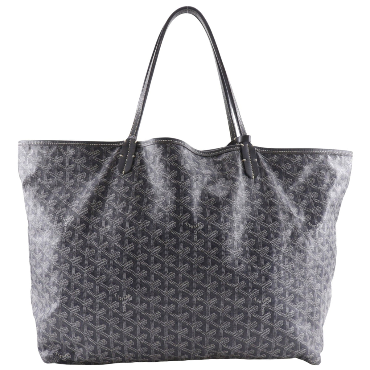Goyard Saint Louis Gray Pvc Tote Bag (Pre-Owned)