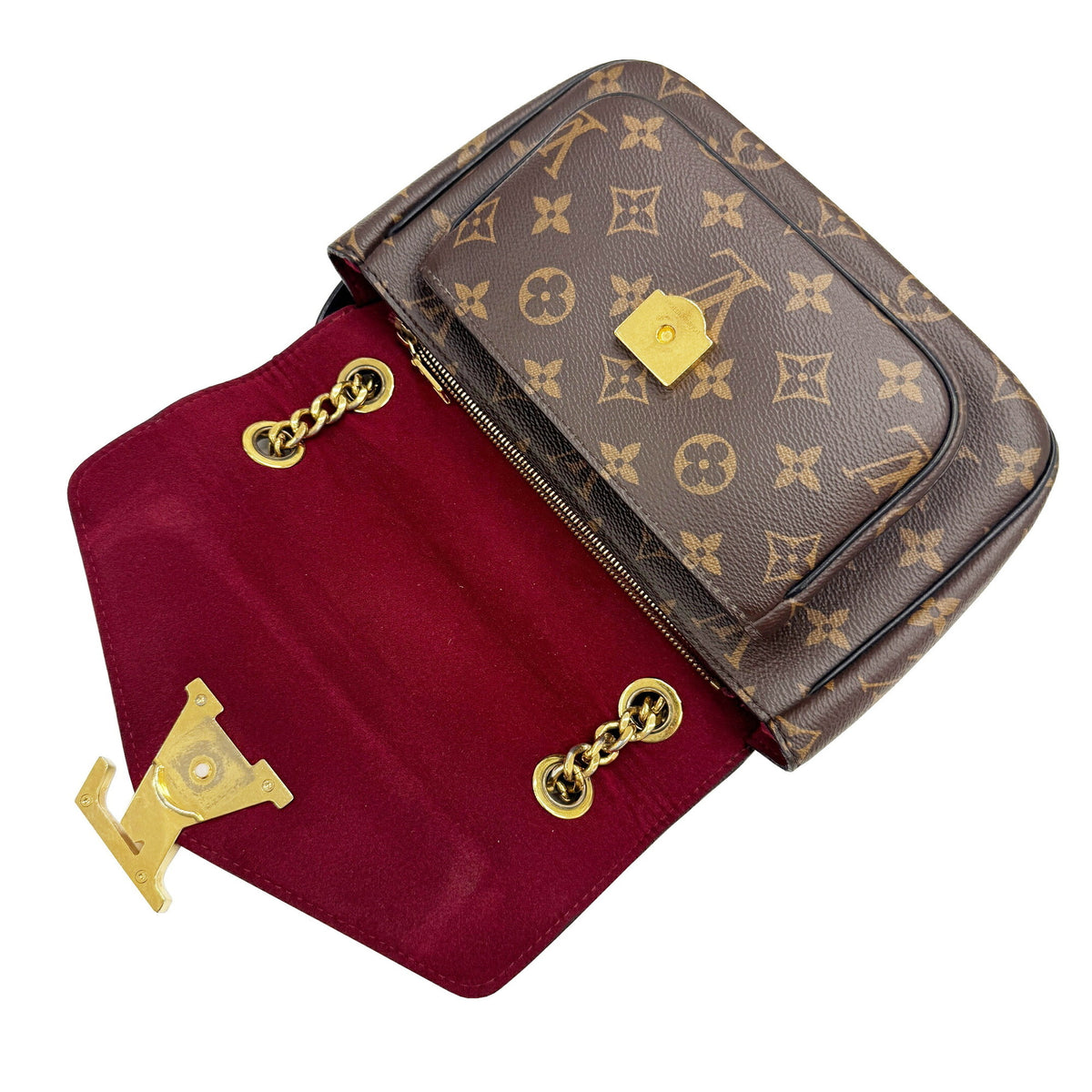 Louis Vuitton Monogram Black Brown Monogram Leather Shoulder Bag (Pre-Owned)