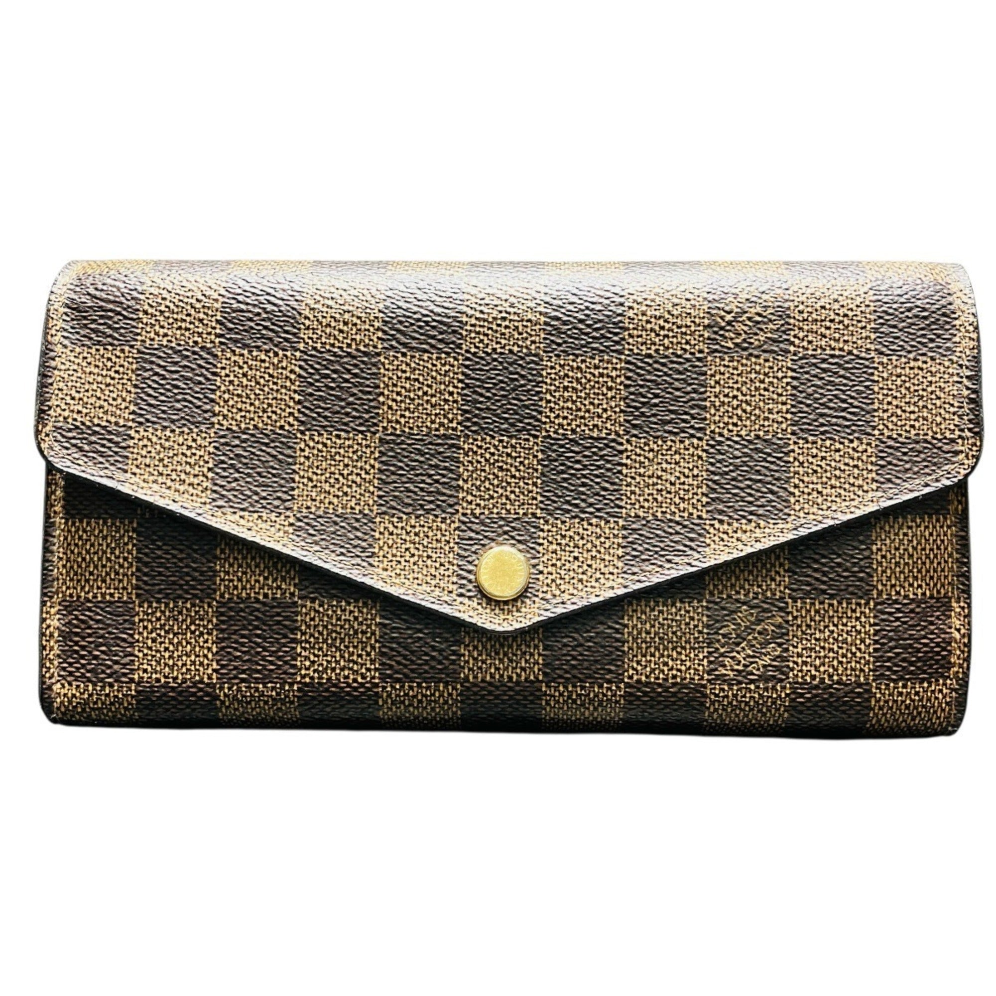 Louis Vuitton Damier Canvas Galle Leather Coin Purse/Coin Case (Pre-Owned)