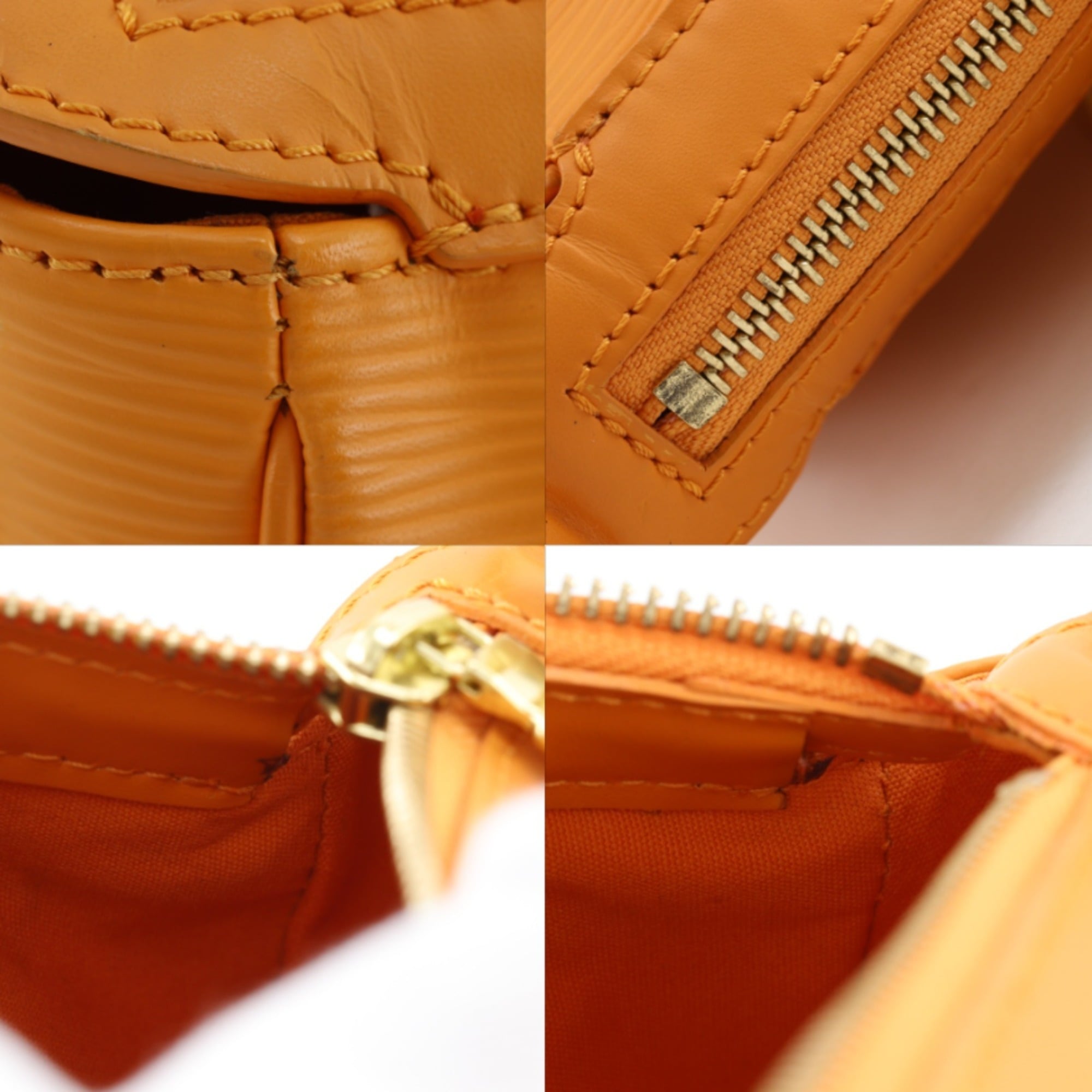 Louis Vuitton Mandarin Orange Epi Leather Handbag (Pre-Owned)