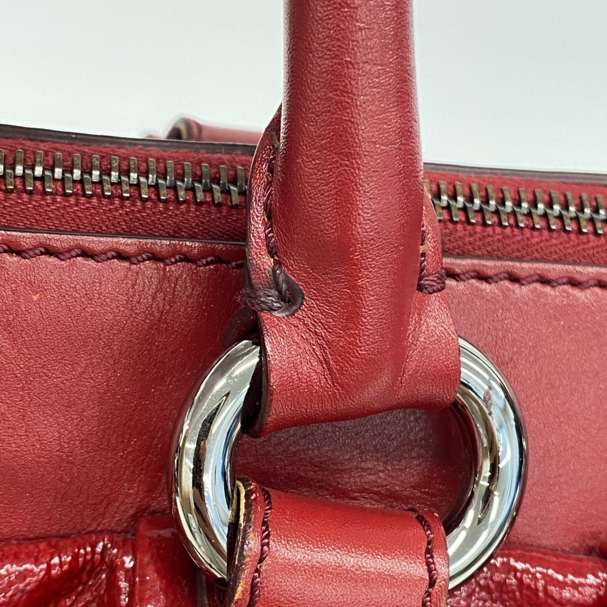 Celine Red Color Handbag (Pre-Owned)
