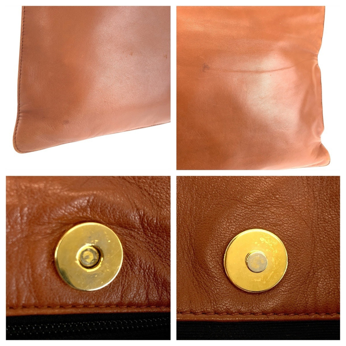 Loewe Brown Leather Handbag Tote Bag (Pre-Owned)