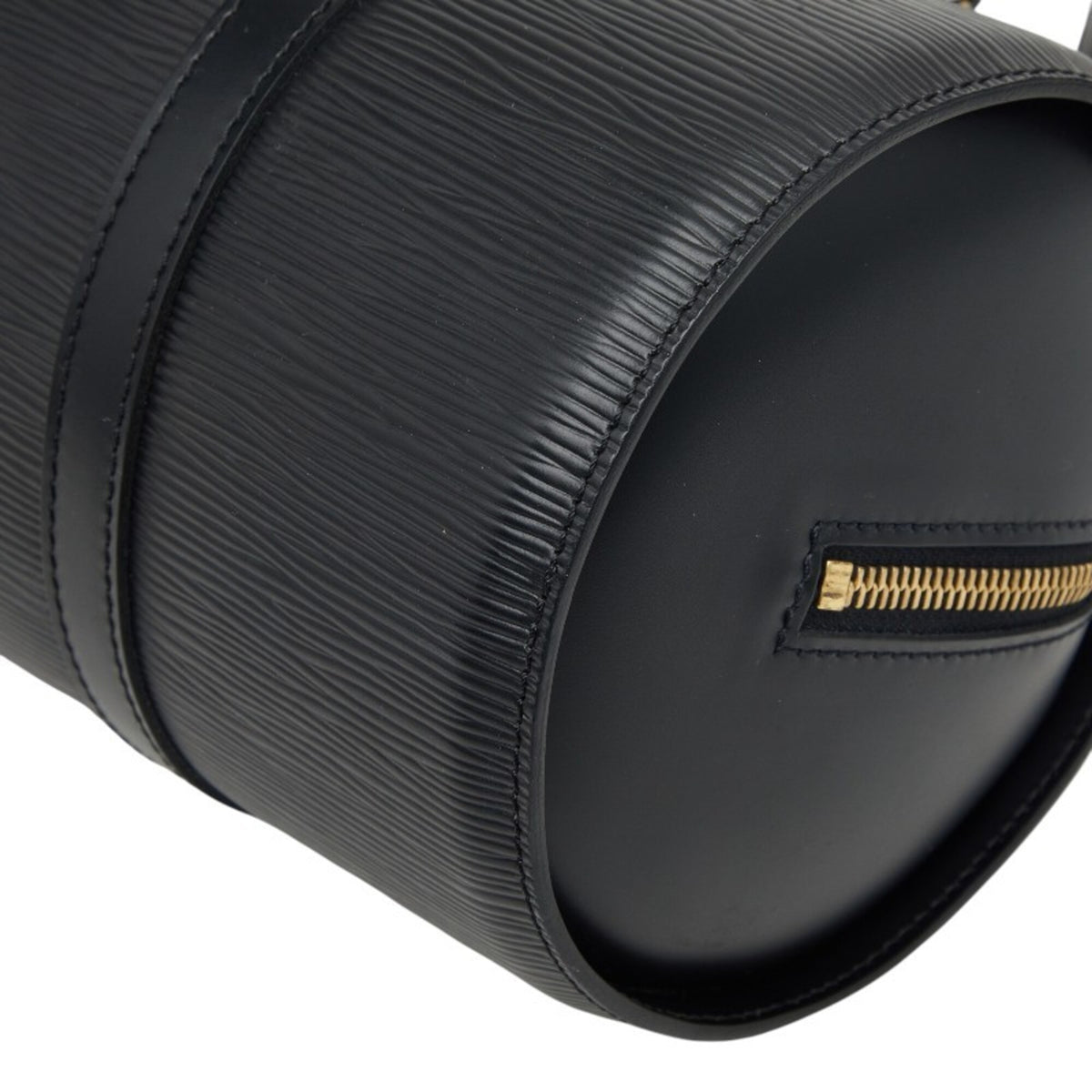 Louis Vuitton Black Noir Leather Handbag Pouch (Pre-Owned)